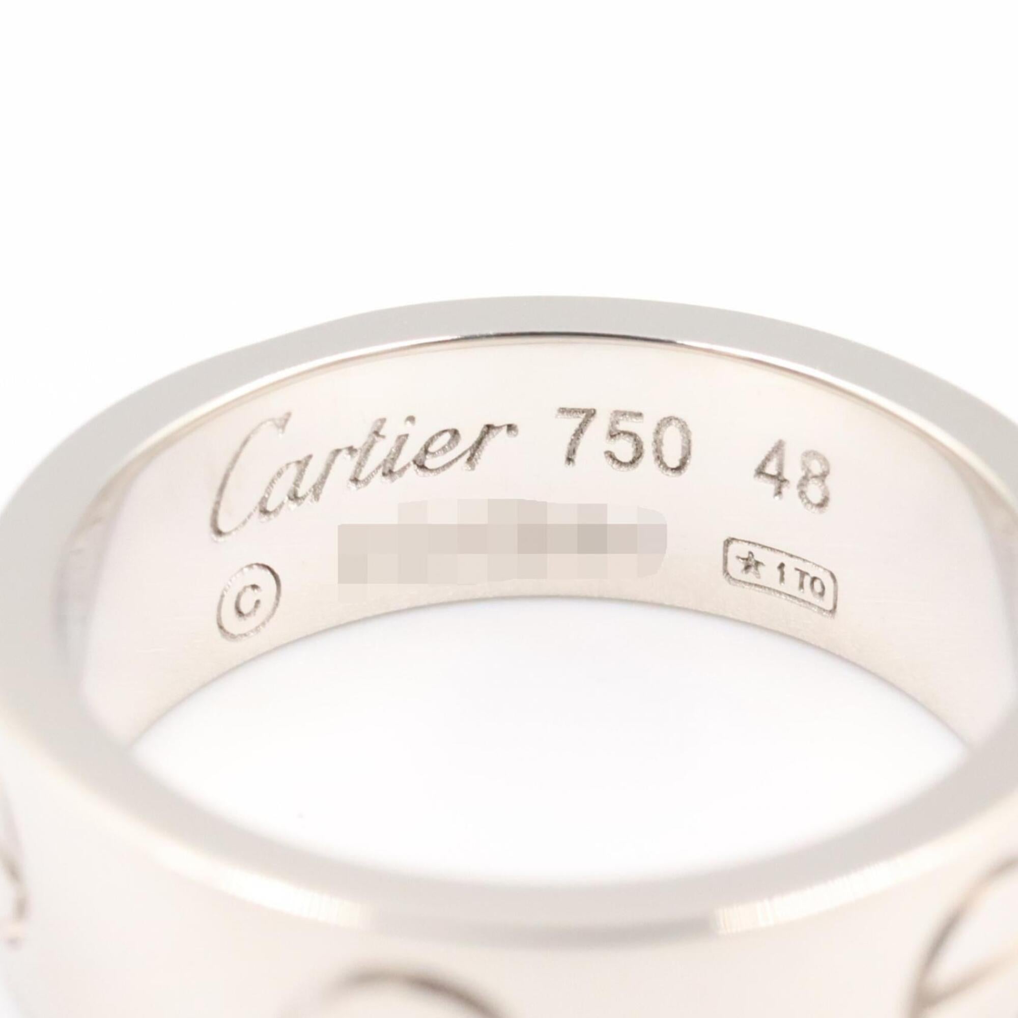 Cartier White Gold White Gold (18K) Band Ring (Pre-Owned)