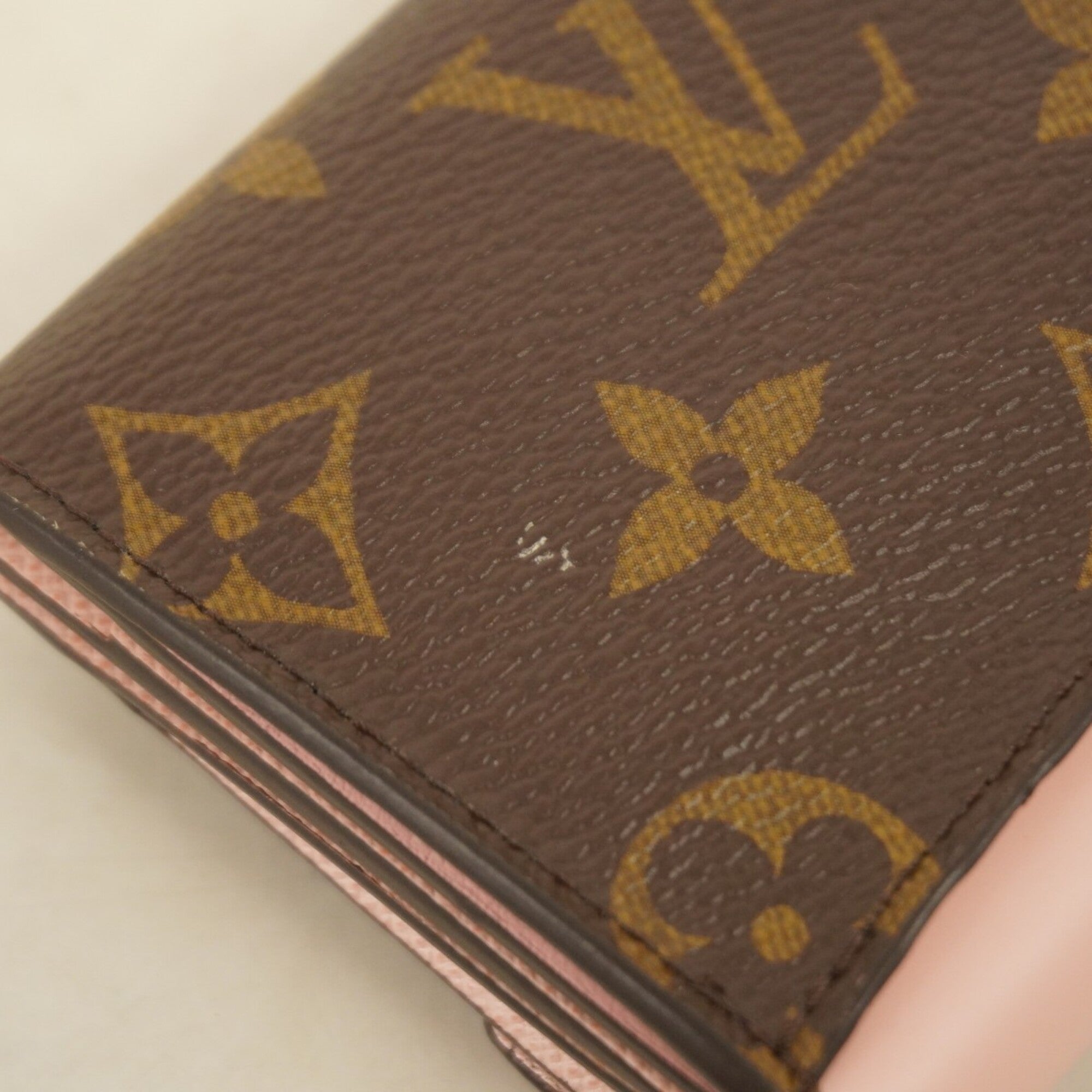 Louis Vuitton Brown Rose Ballerine Wallet (Tri-Fold) (Pre-Owned)