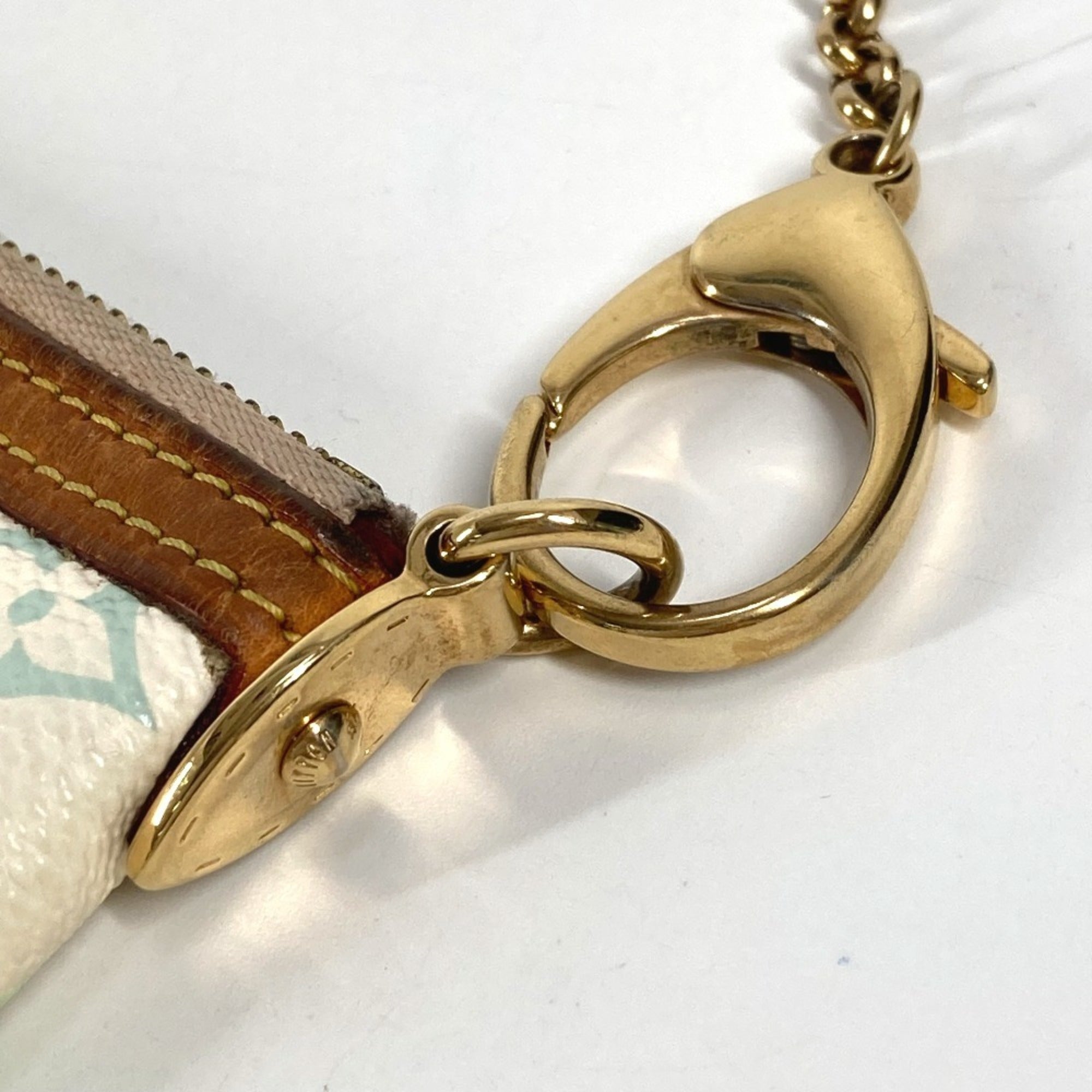 Louis Vuitton Blanc Monogram Multicolore Pouch Shoulder Bag (Pre-Owned)