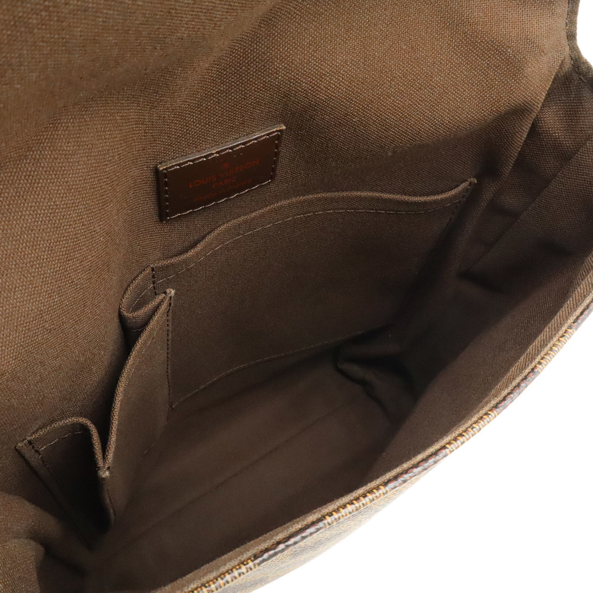 Louis Vuitton Brown Damier Canvas Pvc Coated Canvas Damier Canvas Shoulder Bag (Pre-Owned)