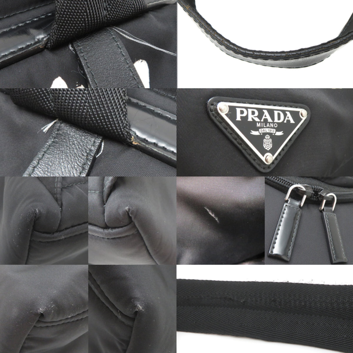 Prada Black Nylon Backpack (Pre-Owned)