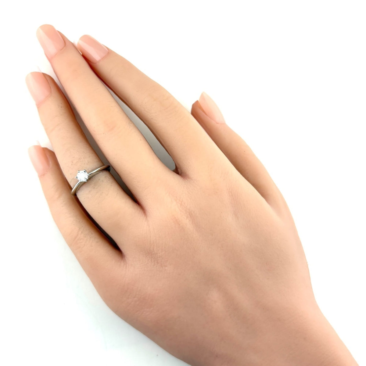 Tiffany Platinum 950 Band Ring (Pre-Owned)