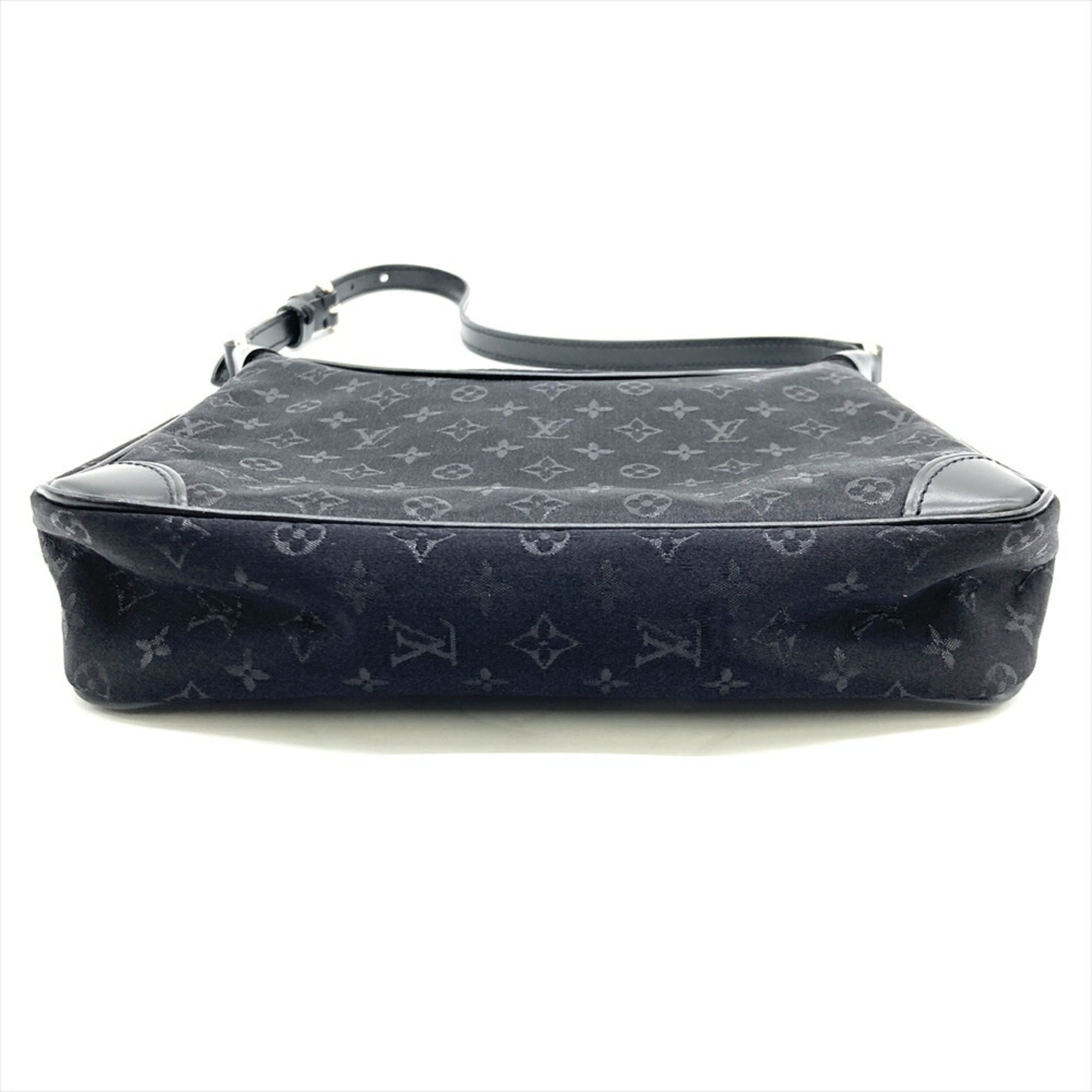 Louis Vuitton Monogram Satin Black Monogram Noir Monogram Satin Shoulder Bag (Pre-Owned)