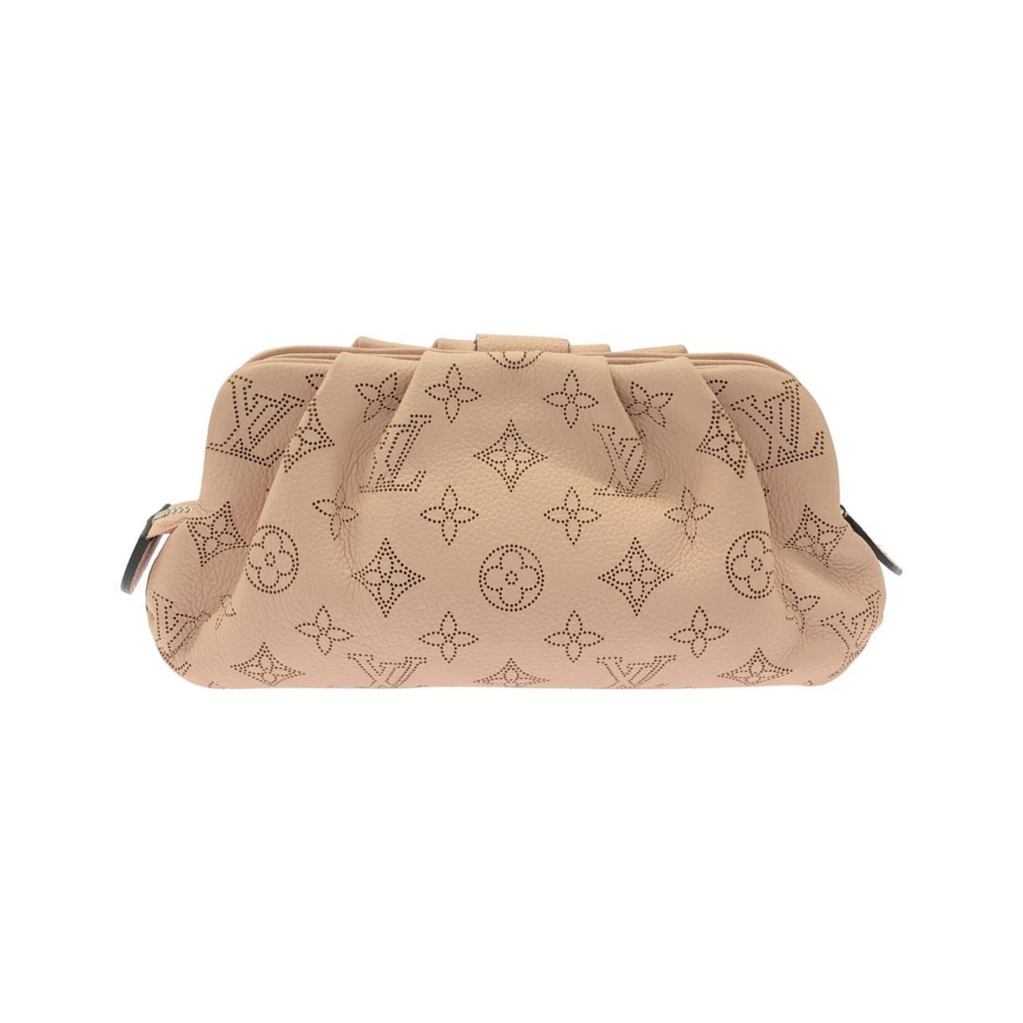 Louis Vuitton Beige Pink Magnolia Leather Shoulder Bag (Pre-Owned)