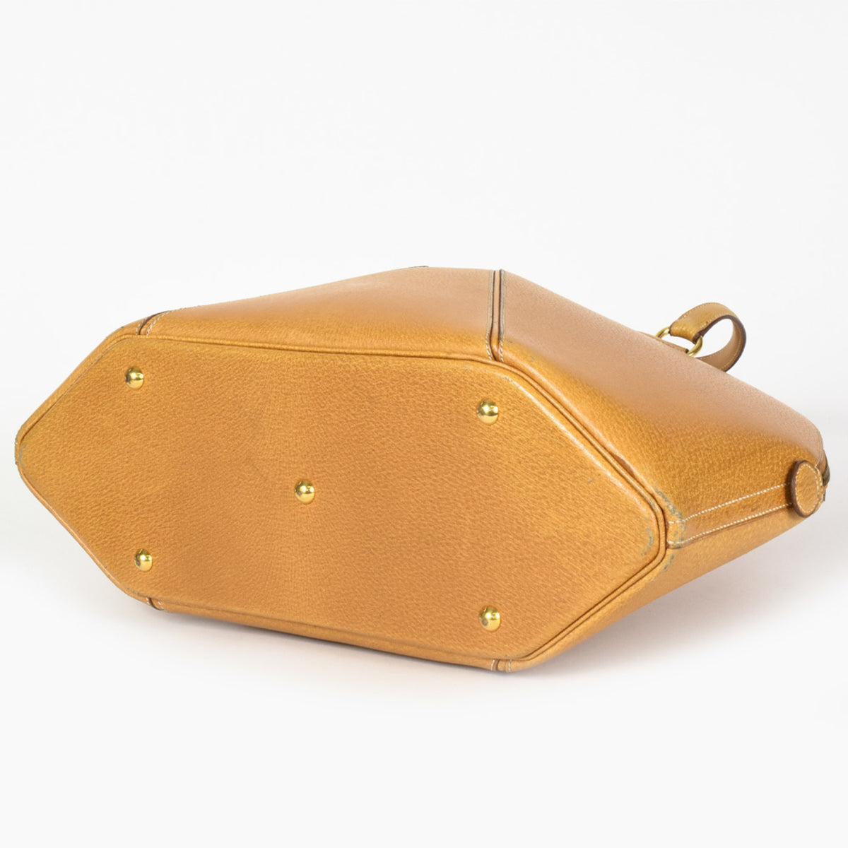 Hermes Natural Leather Handbag (Pre-Owned)