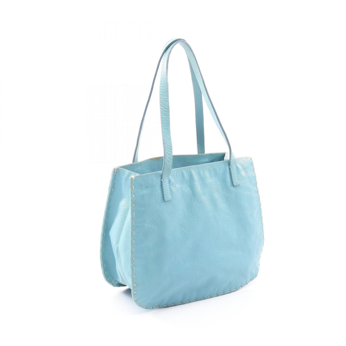 Miu Miu Blue Leather Handbag (Pre-Owned)