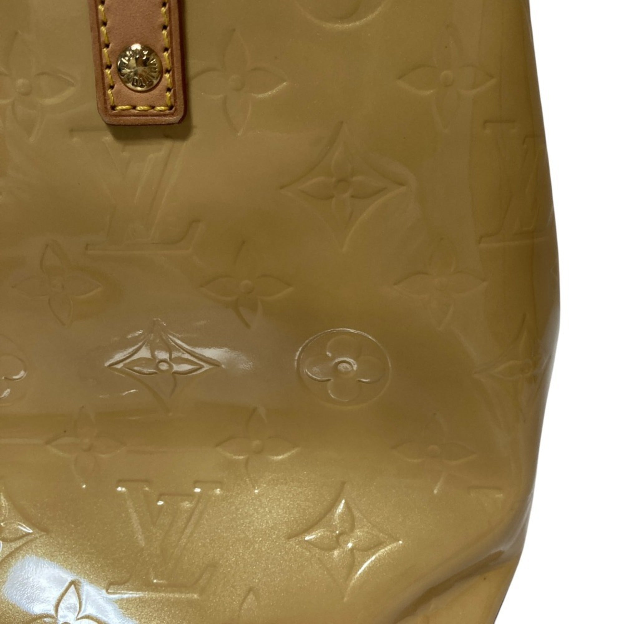Louis Vuitton Beige Monogram Monogram Vernis Handbag (Pre-Owned)