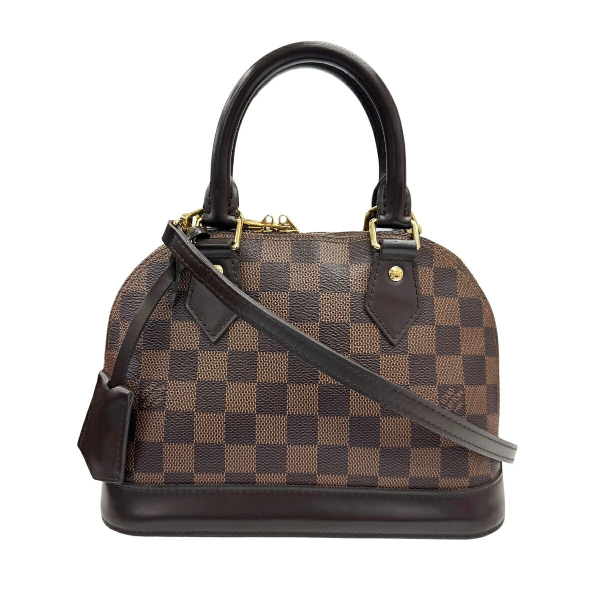 Louis Vuitton Brown Damier Canvas Ebene Damier Canvas Handbag Shoulder Bag (Pre-Owned)
