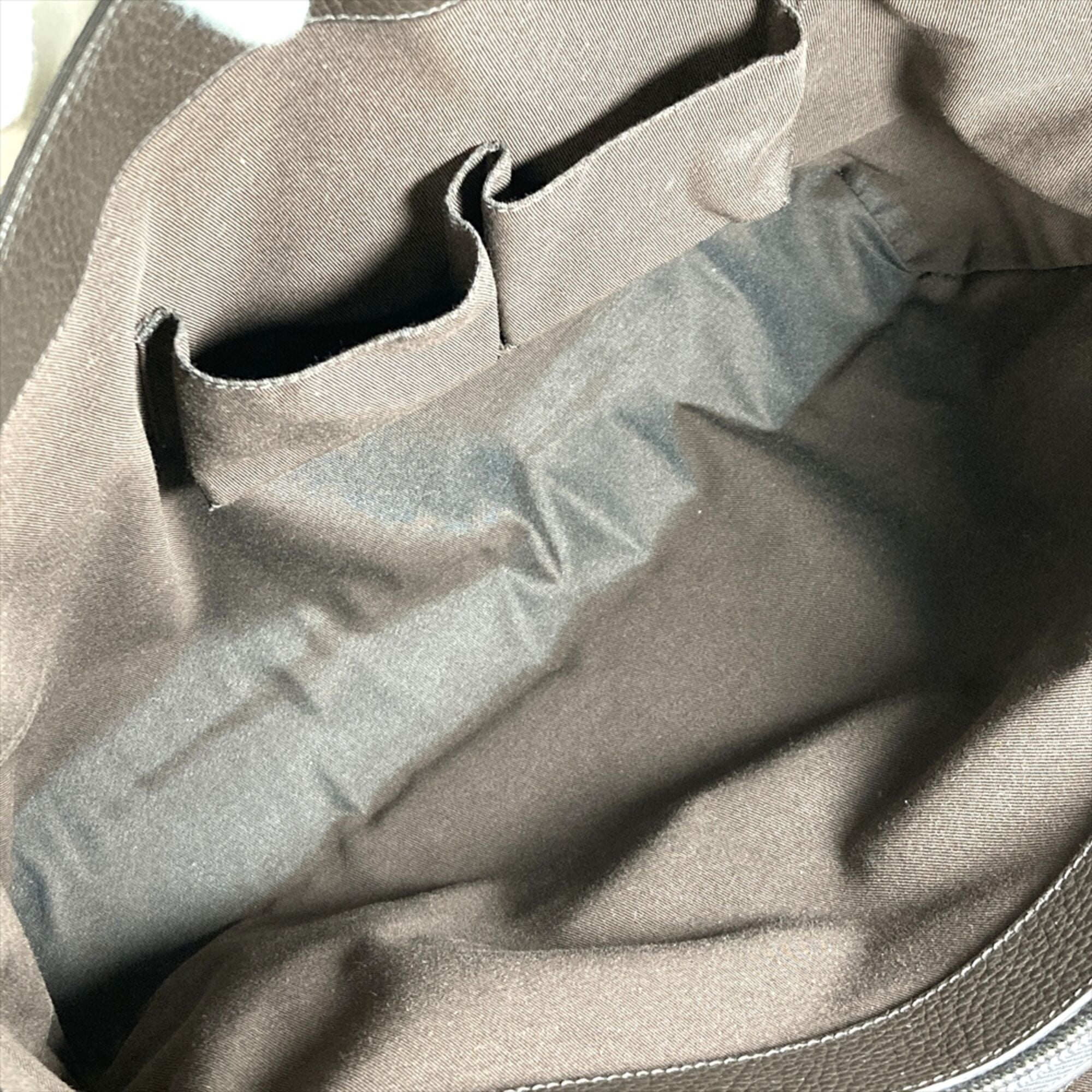 Gucci Beige Gg Canvas Leather Tote Bag (Pre-Owned)