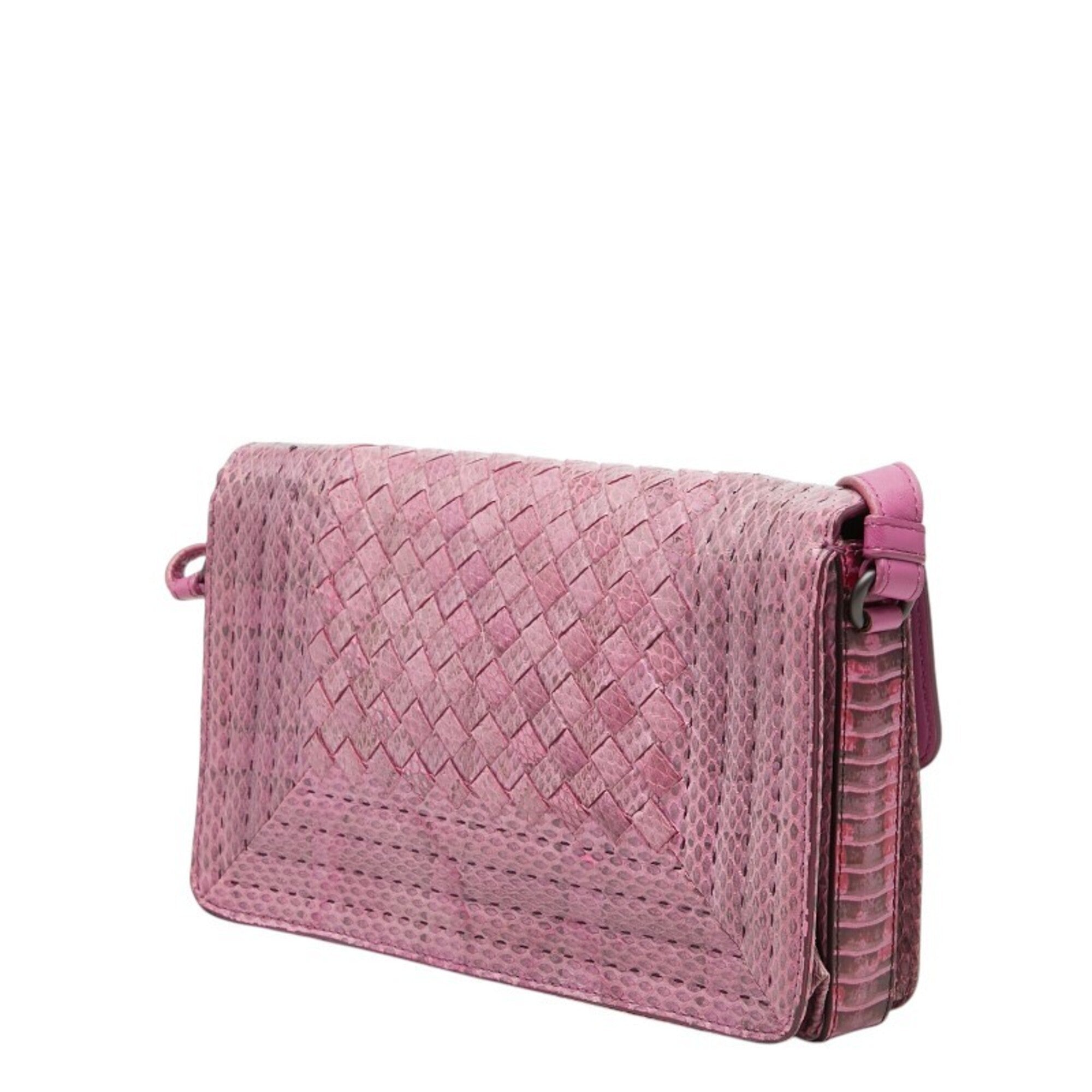 Bottega Veneta Pink Leather Shoulder Bag (Pre-Owned)