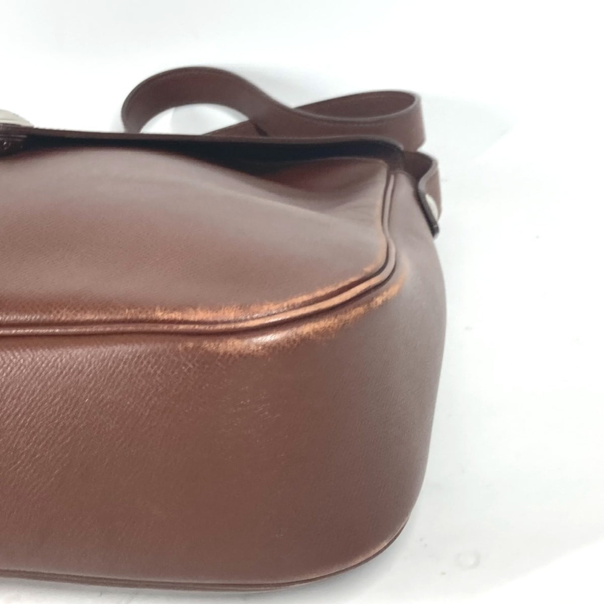 Hermes Brown Leather Shoulder Bag (Pre-Owned)