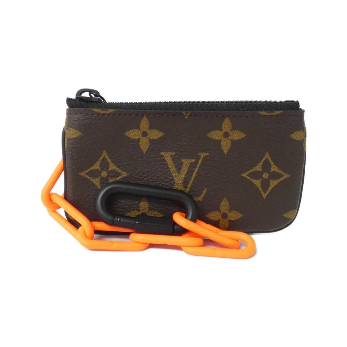 Louis Vuitton Marron Coated Canvas Coin Purse/Coin Case (Pre-Owned)
