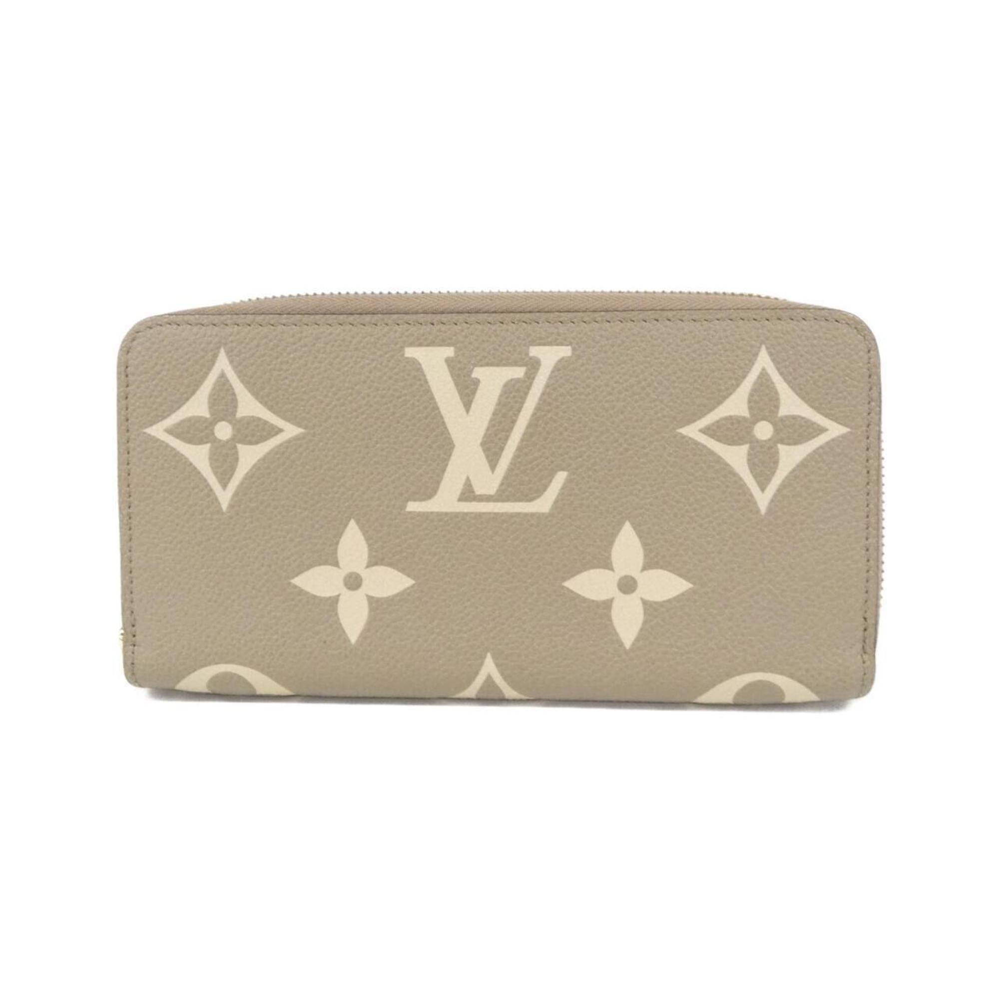 Louis Vuitton Monogram Empreinte Tourterelle Leather Long Wallet (Bi-Fold) (Pre-Owned)