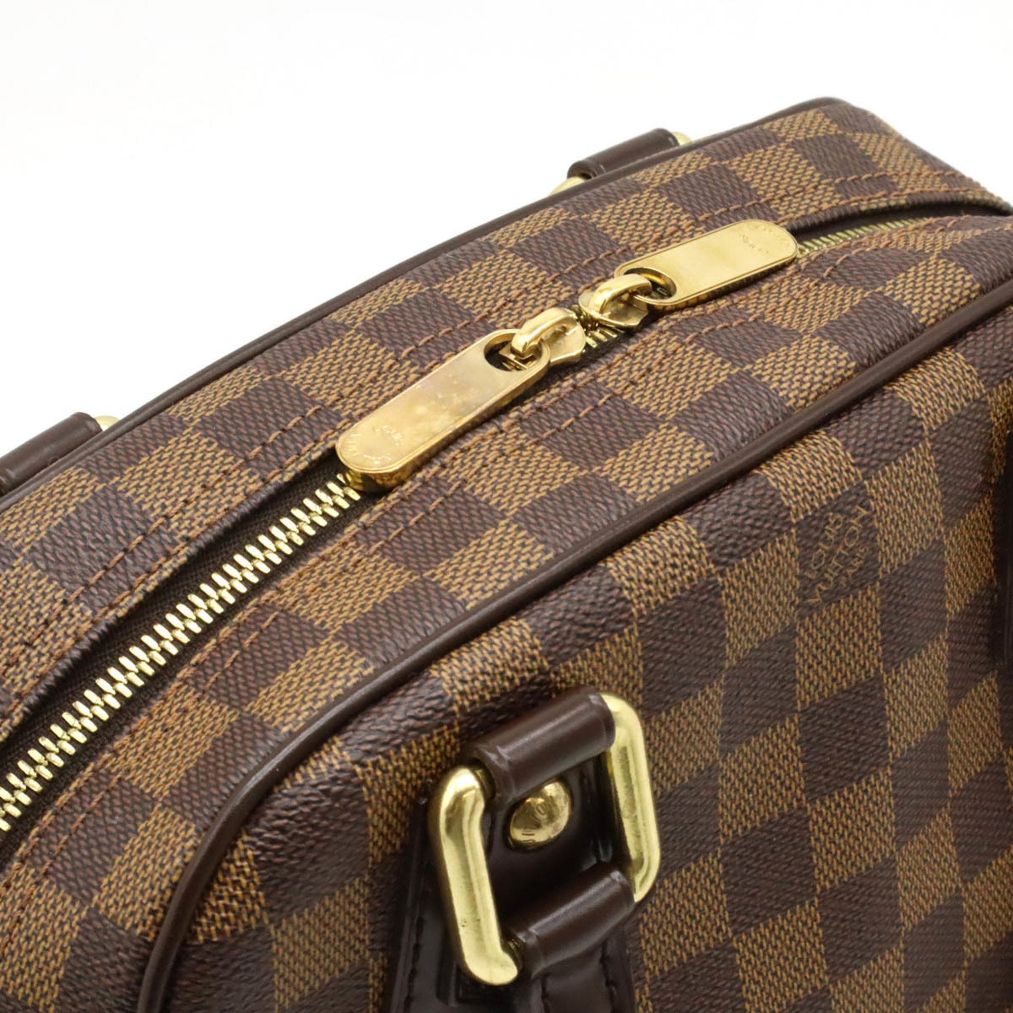 Louis Vuitton Brown Damier Canvas Pvc Handbag (Pre-Owned)