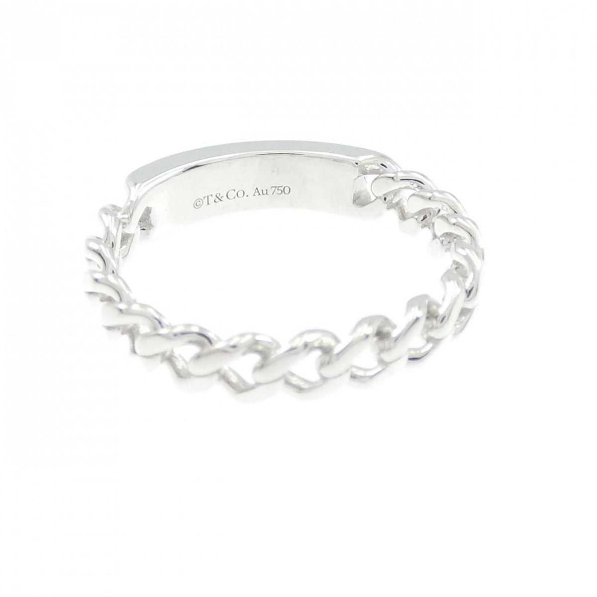 Tiffany White Gold (18K) Band Ring (Pre-Owned)