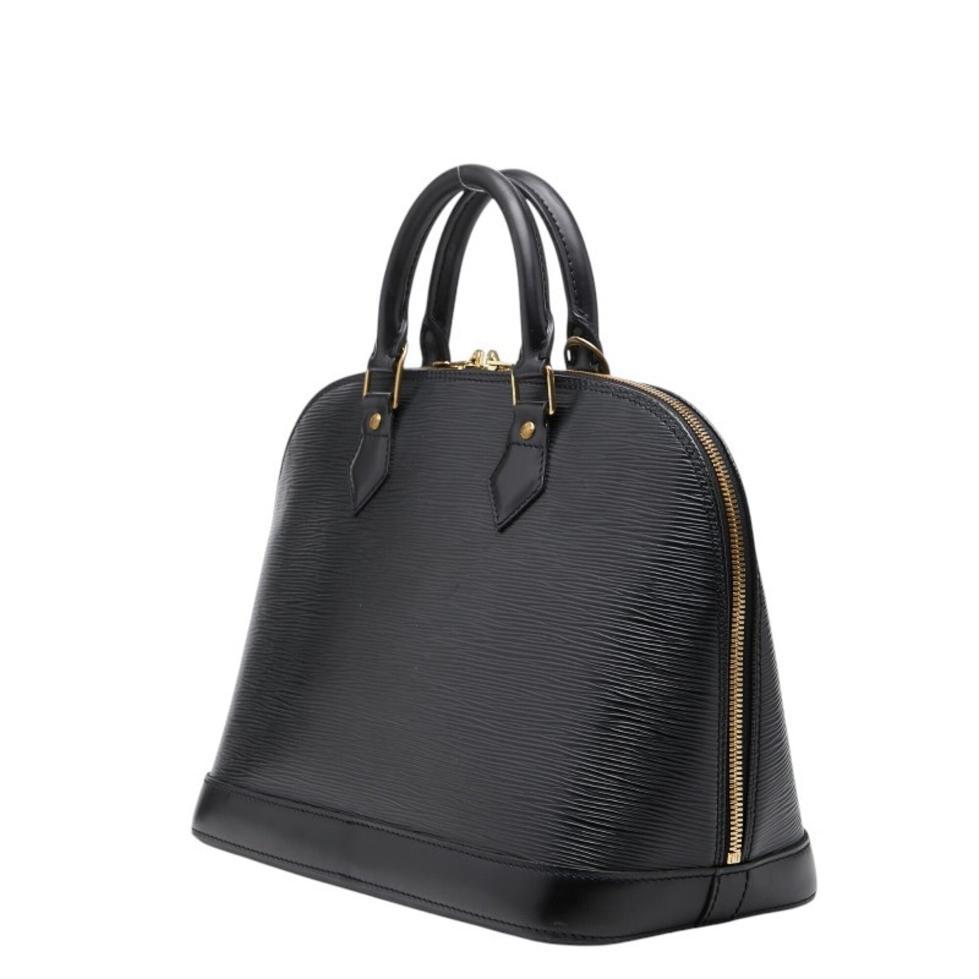 Louis Vuitton Epi Black Noir Leather Handbag (Pre-Owned)