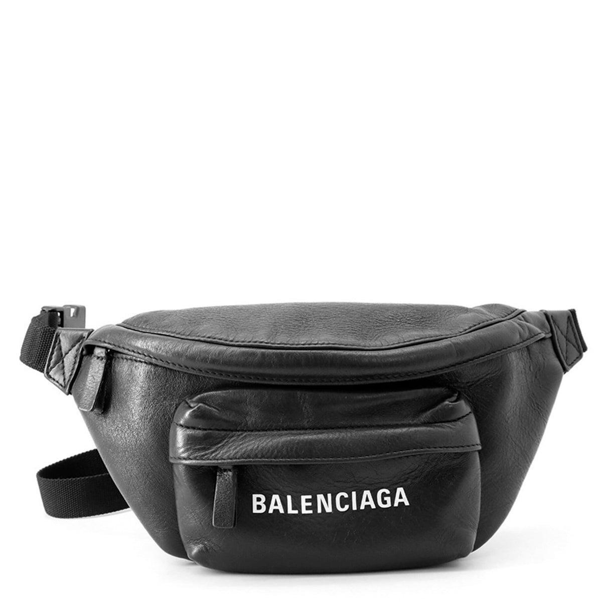 Balenciaga Black Leather Sling Bag (Pre-Owned)