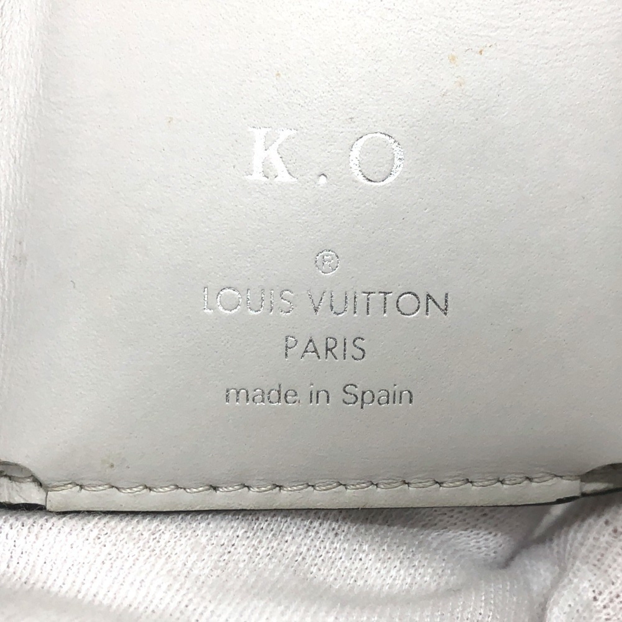 Louis Vuitton Monogram White Monogram Wallet (Tri-Fold) (Pre-Owned)