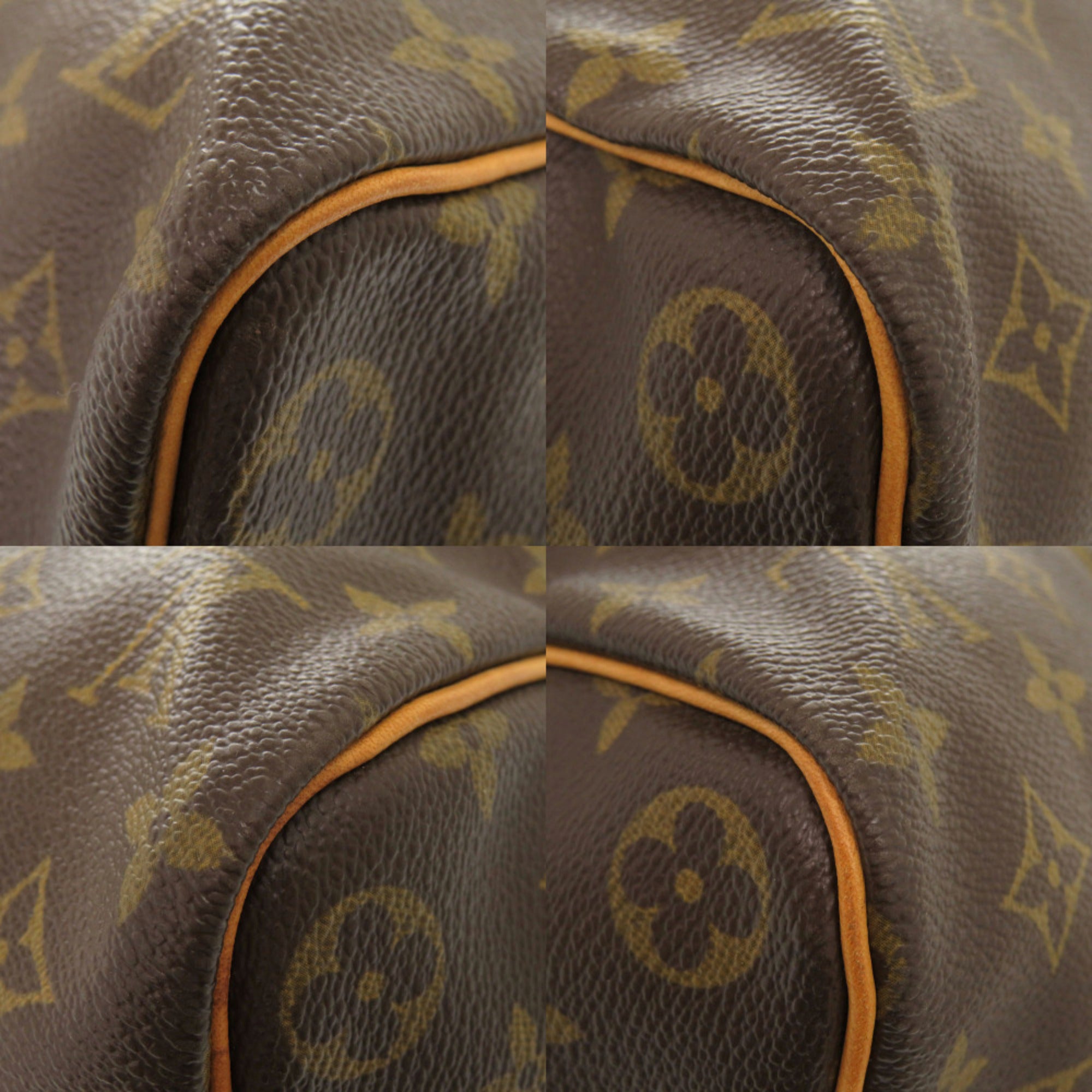 Louis Vuitton Brown Monogram Canvas Boston Bag (Pre-Owned)