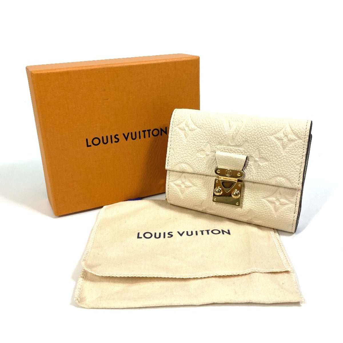 Louis Vuitton Monogram Empreinte Monogram Empreinte Wallet (Tri-Fold) (Pre-Owned)