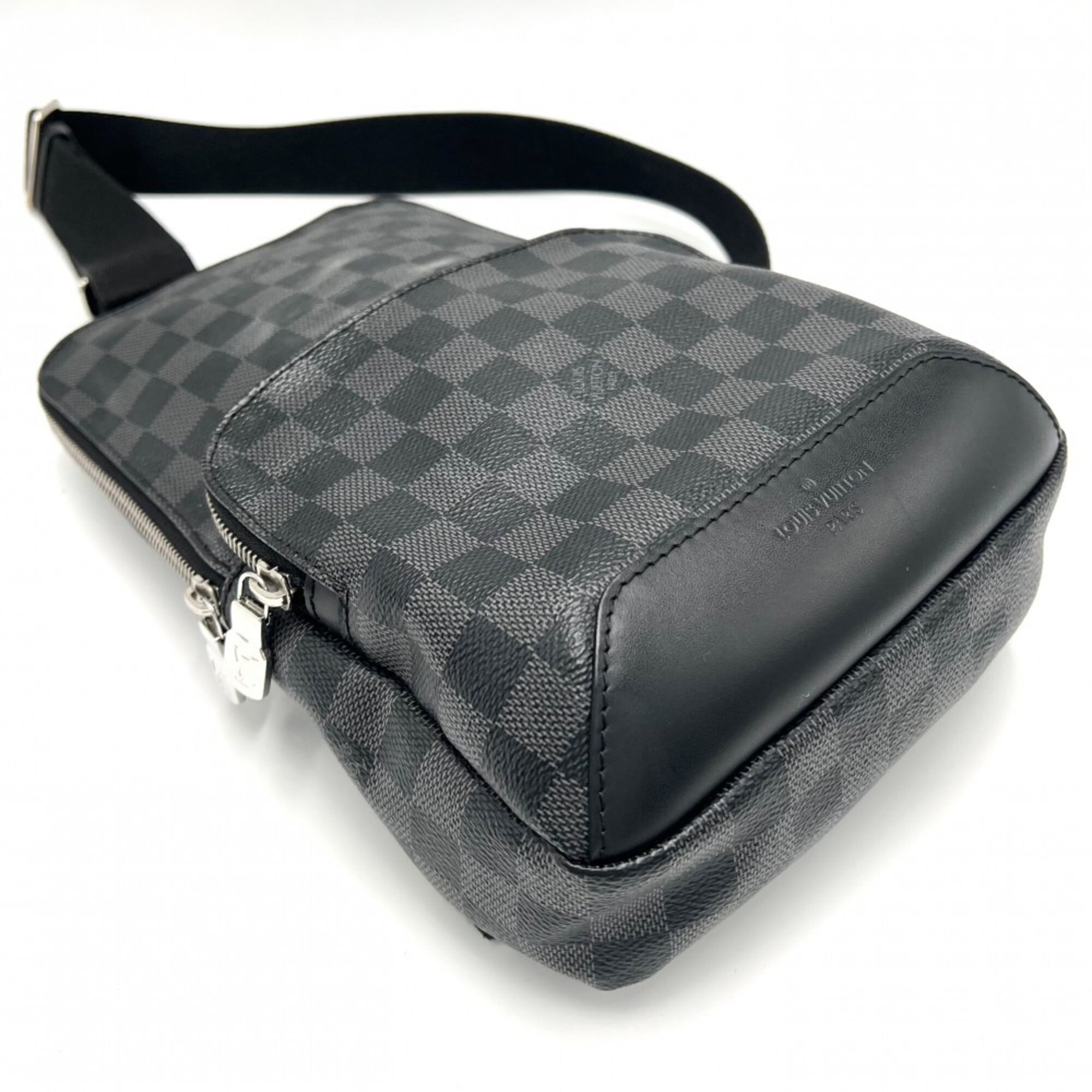 Louis Vuitton Black Damier Graphite Sling Bag (Pre-Owned)