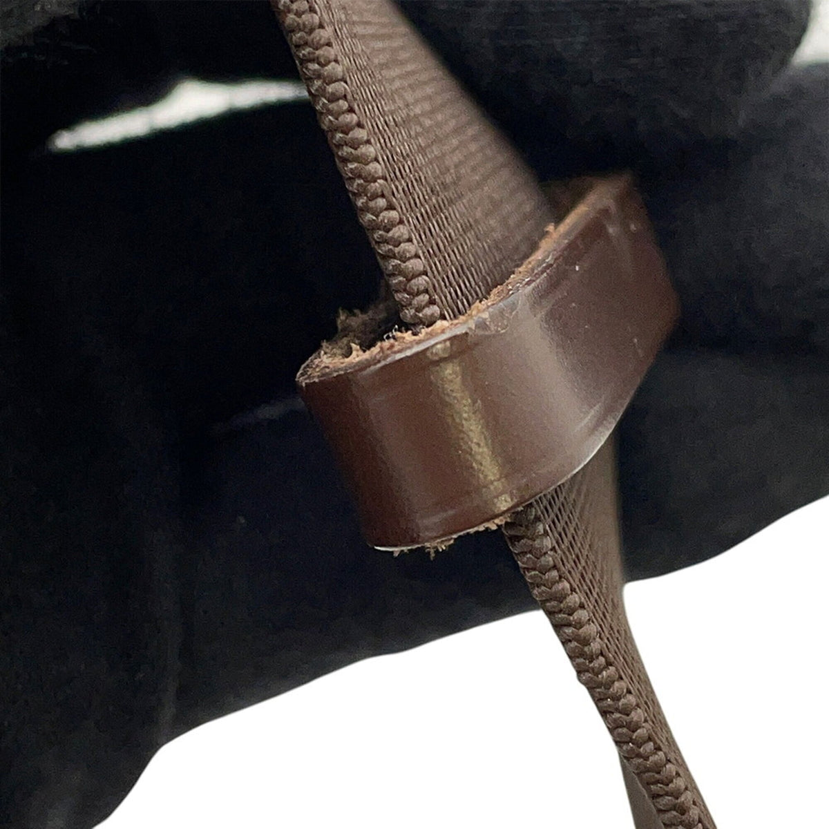 Louis Vuitton Brown Damier Canvas Ebene Damier Canvas Handbag Pouch Shoulder Bag Sling Bag (Pre-Owned)