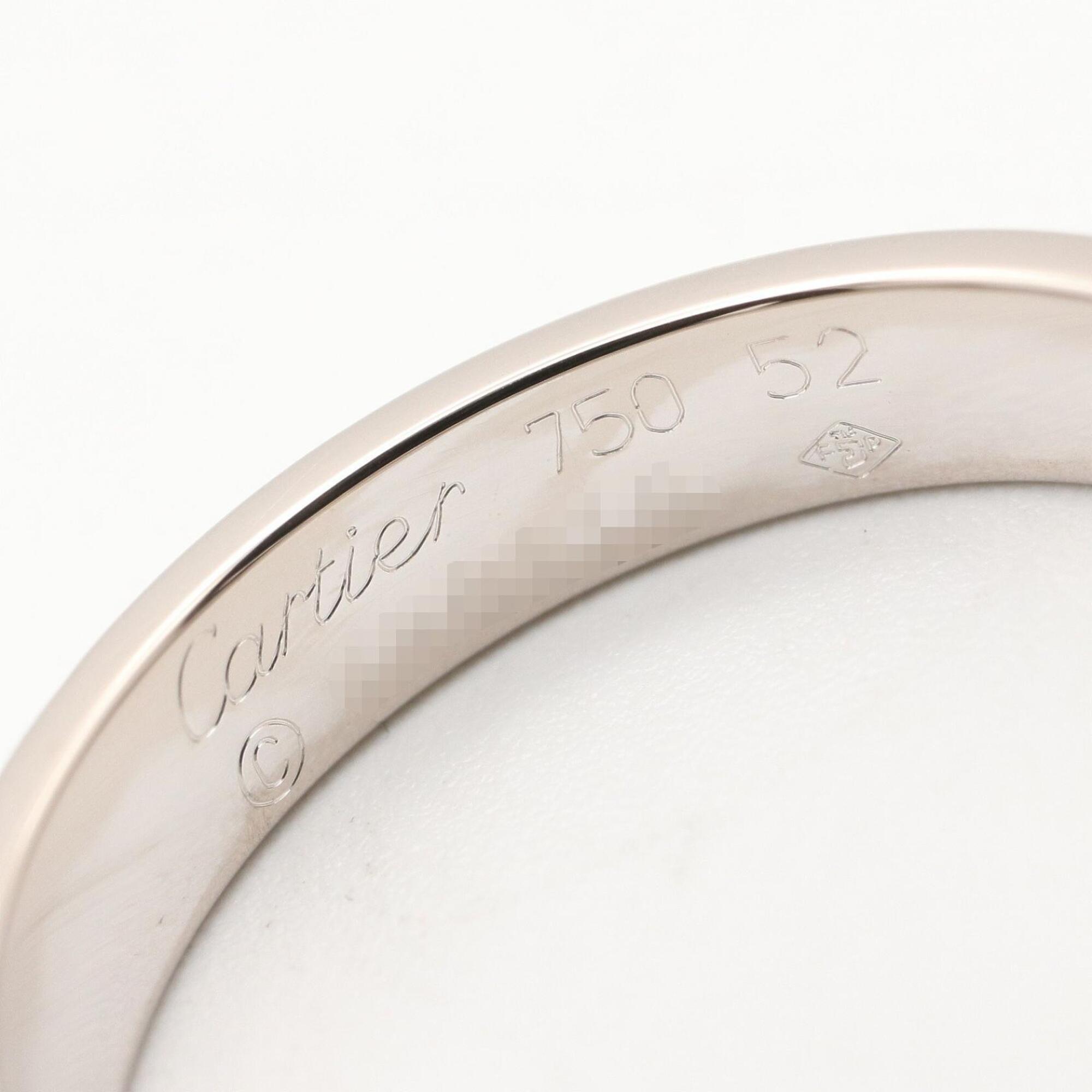 Cartier White Gold White Gold (18K) Band Ring (Pre-Owned)