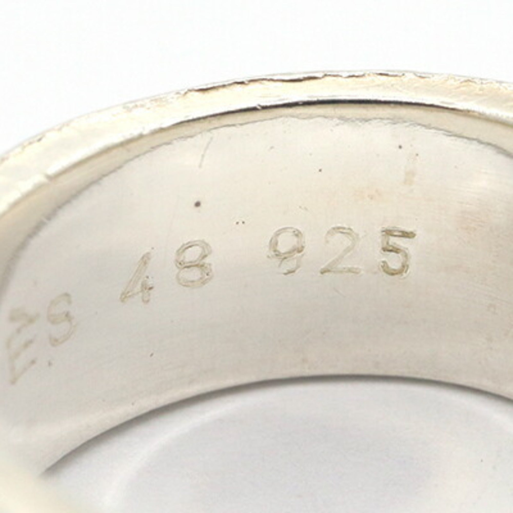 Hermes Yellow Gold (18K) Sterling Silver 925 Band Ring (Pre-Owned)