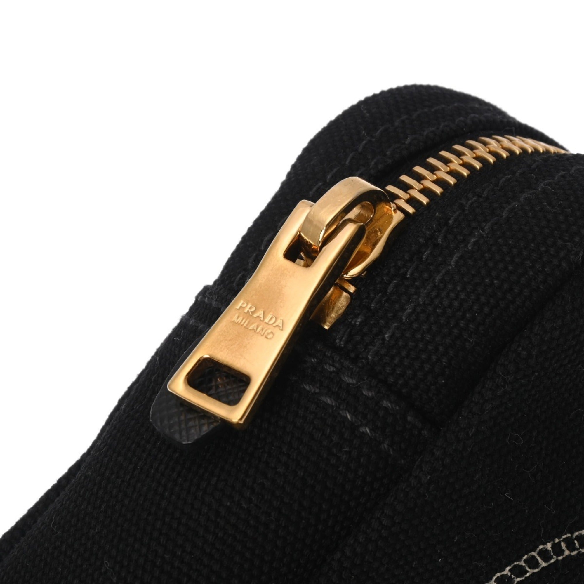 Prada Black Canvas Pouch (Pre-Owned)