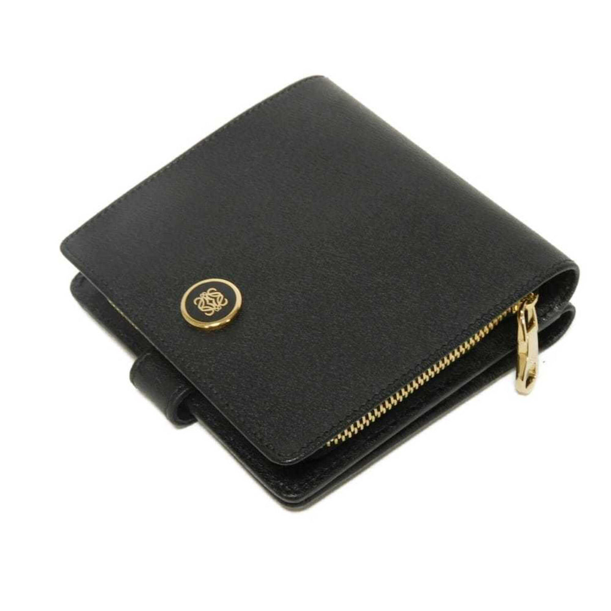 Loewe Black Leather Wallet (Bi-Fold) (Pre-Owned)