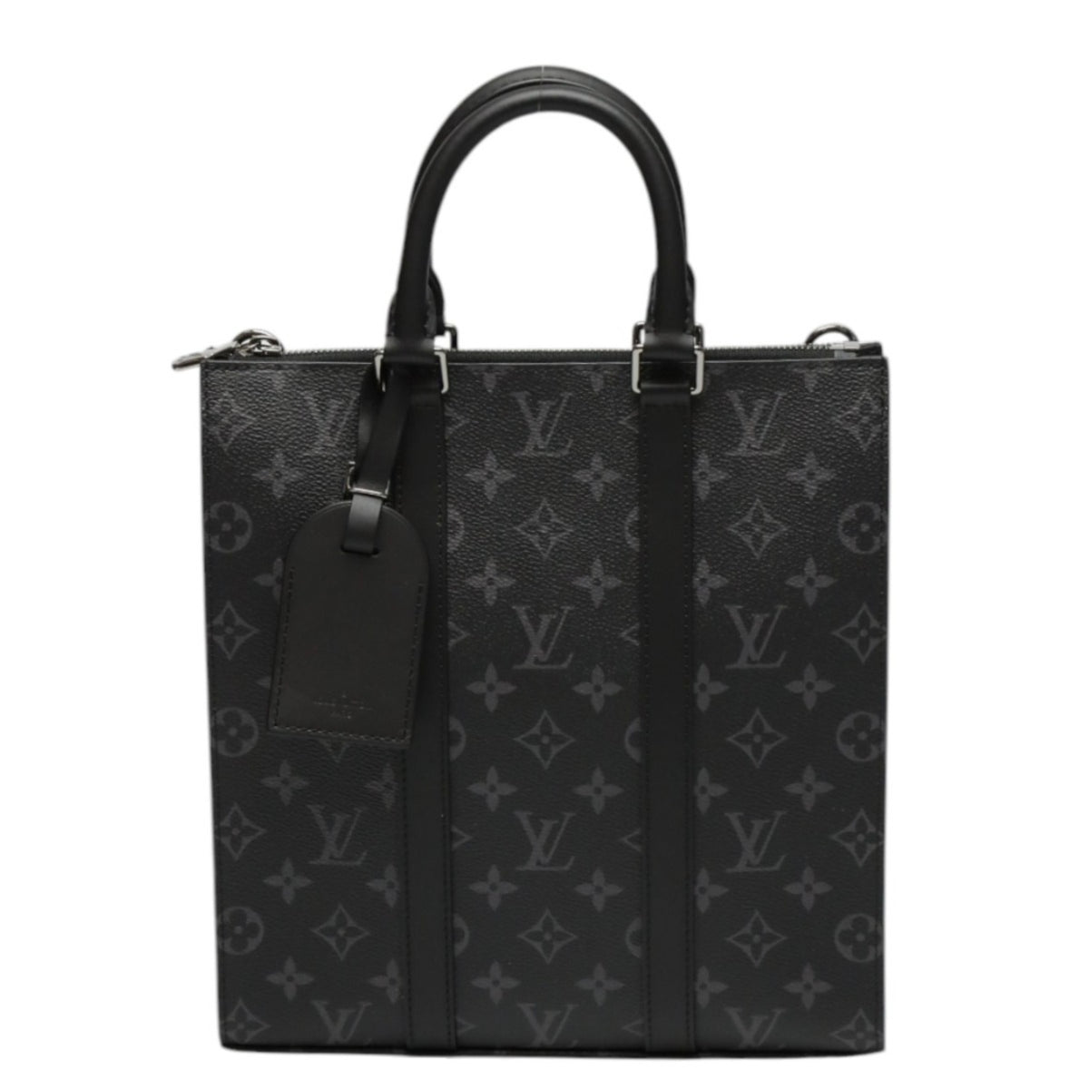 Louis Vuitton Black Monogram Eclipse Canvas Shoulder Bag Tote Bag (Pre-Owned)