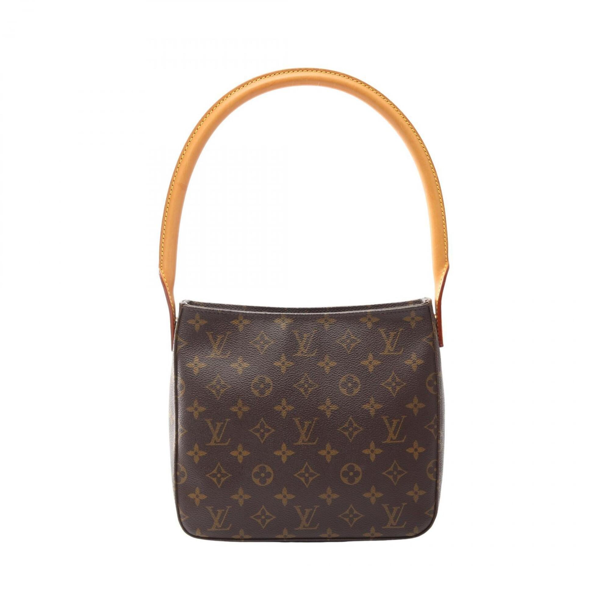 Louis Vuitton Brown Monogram Monogram Leather Handbag Shoulder Bag (Pre-Owned)