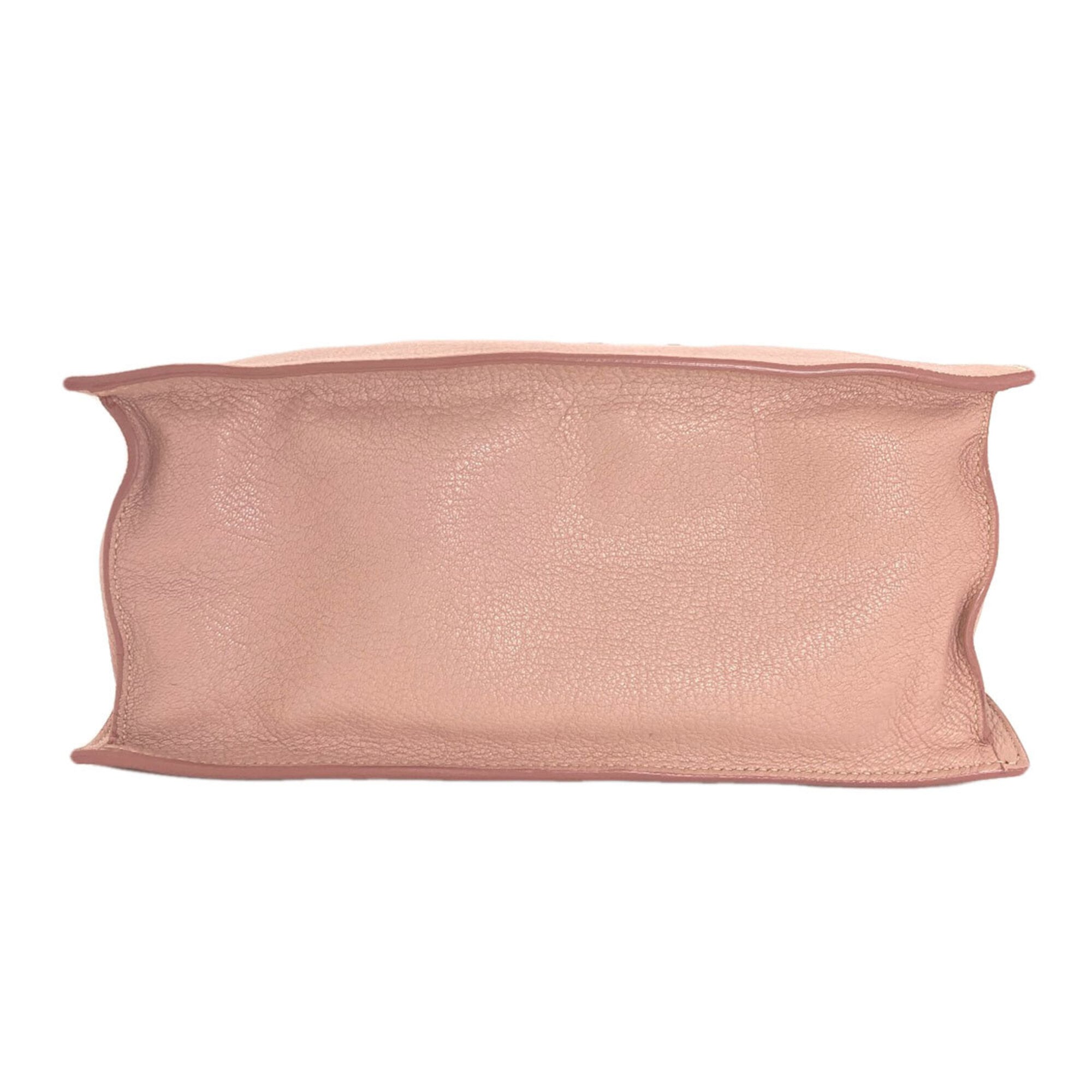 Miu Miu Pink Leather Tote Bag (Pre-Owned)