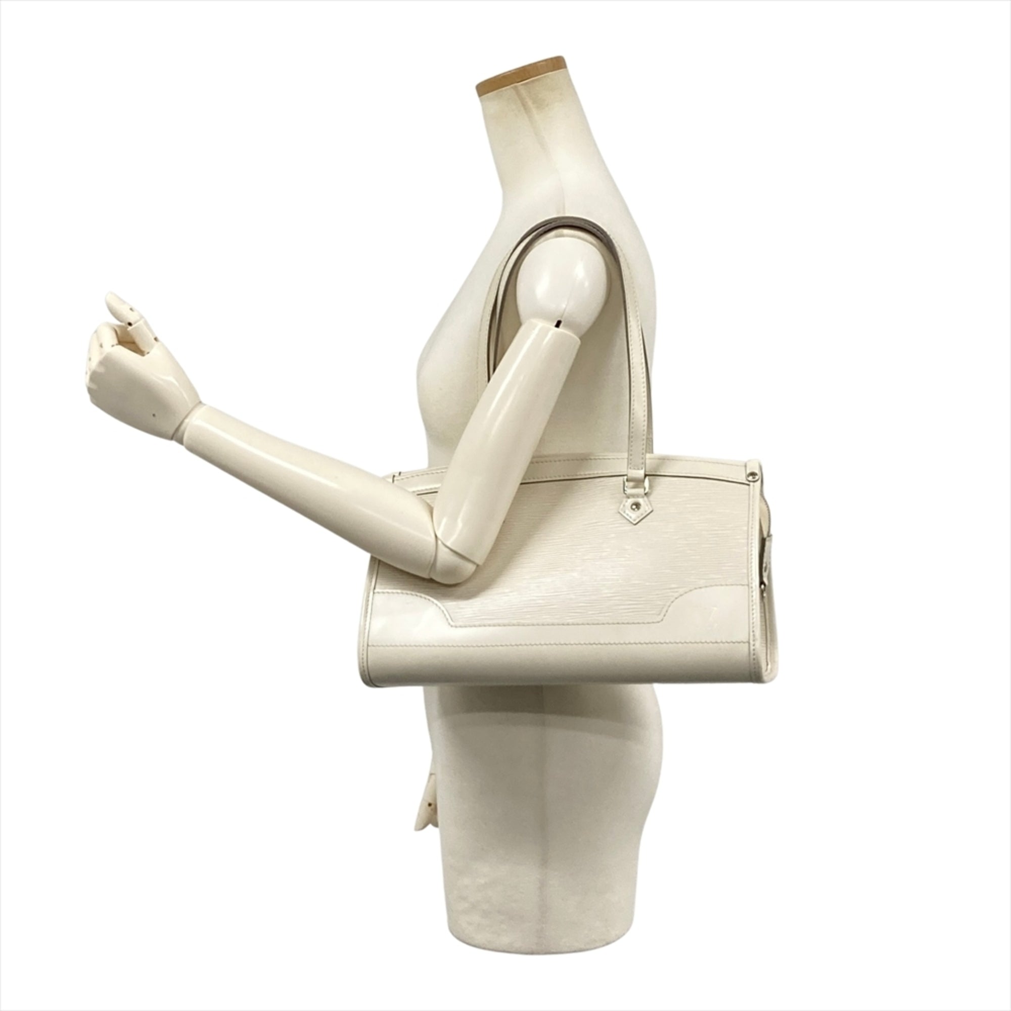 Louis Vuitton Beige Lv Off White Epi Leather Shoulder Bag (Pre-Owned)