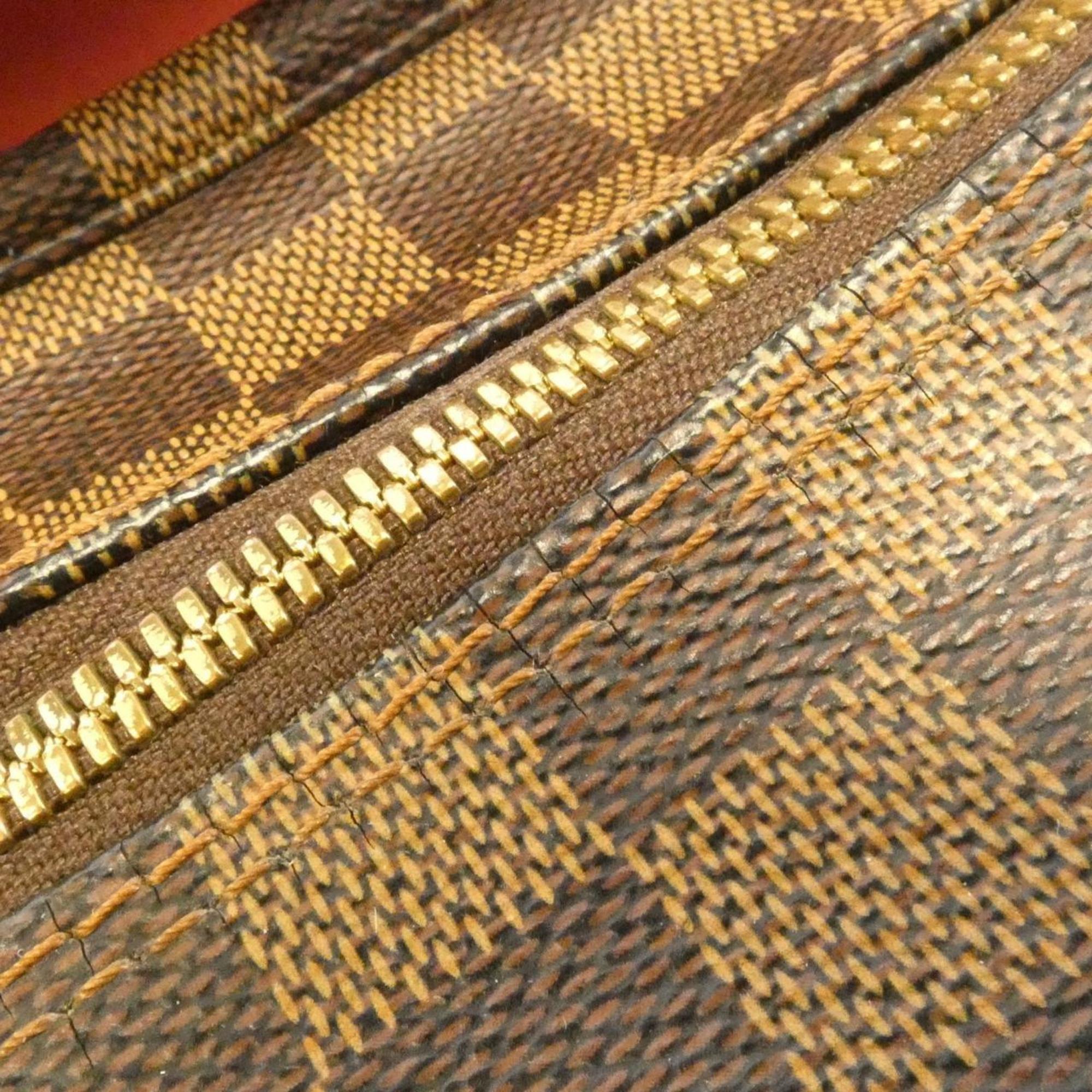 Louis Vuitton Ebene Coated Canvas Shoulder Bag (Pre-Owned)