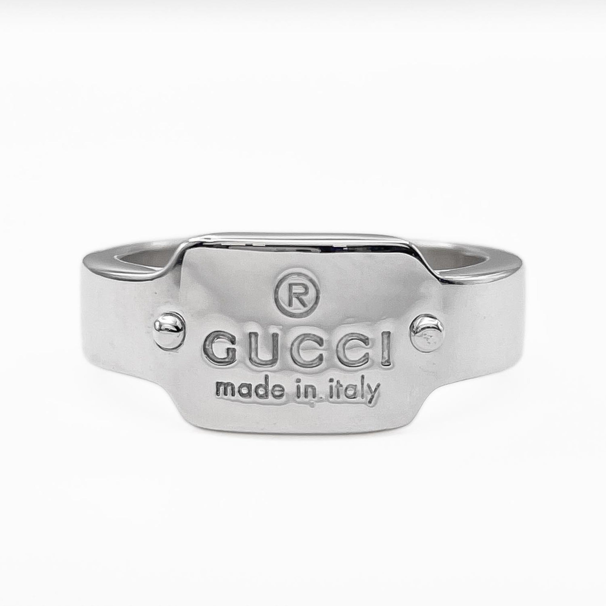Gucci Silver Silver 925 Band Ring (Pre-Owned)