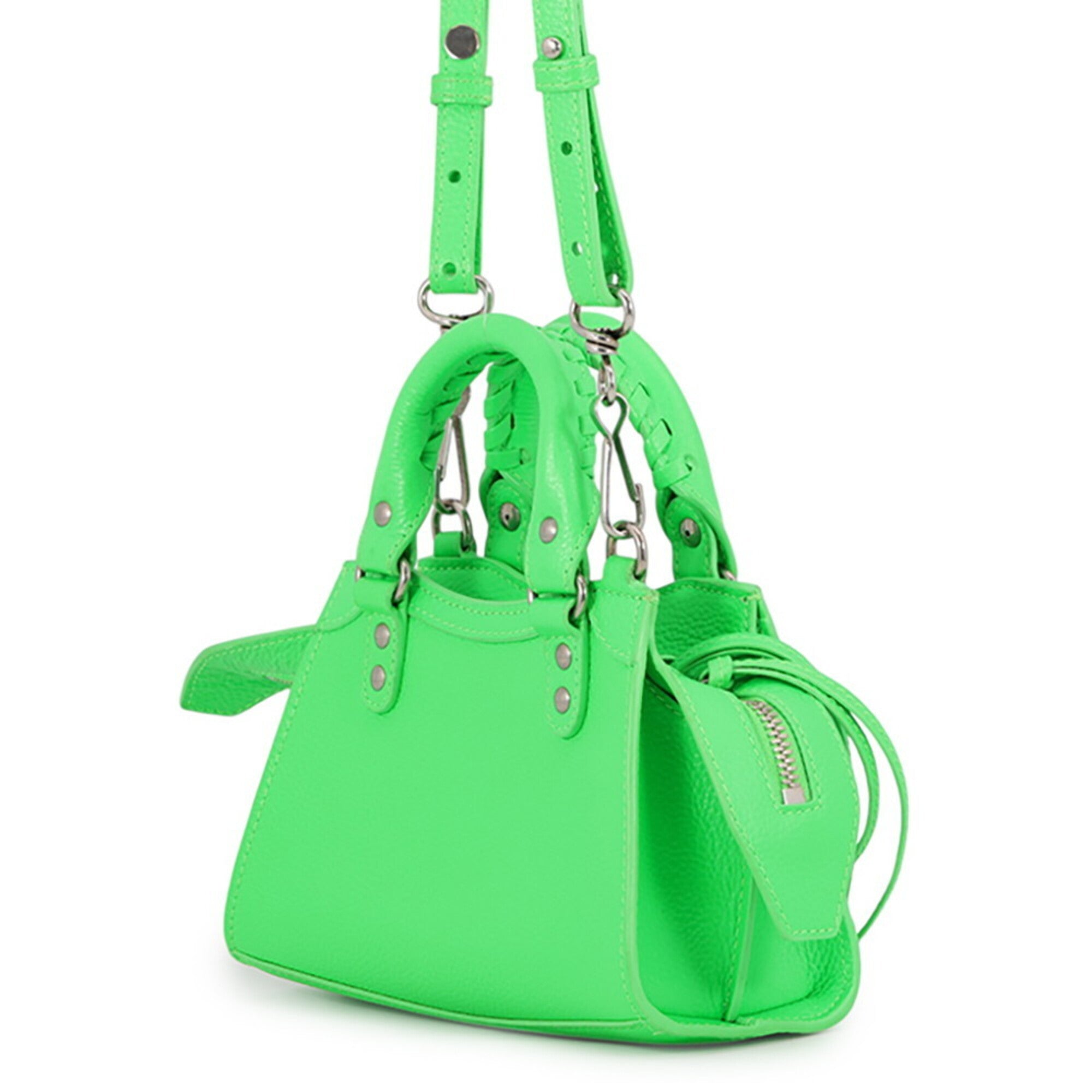 Balenciaga Green Leather Handbag (Pre-Owned)