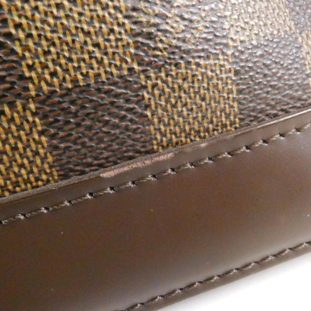 Louis Vuitton Damier Canvas Ebene Damier Canvas Handbag (Pre-Owned)