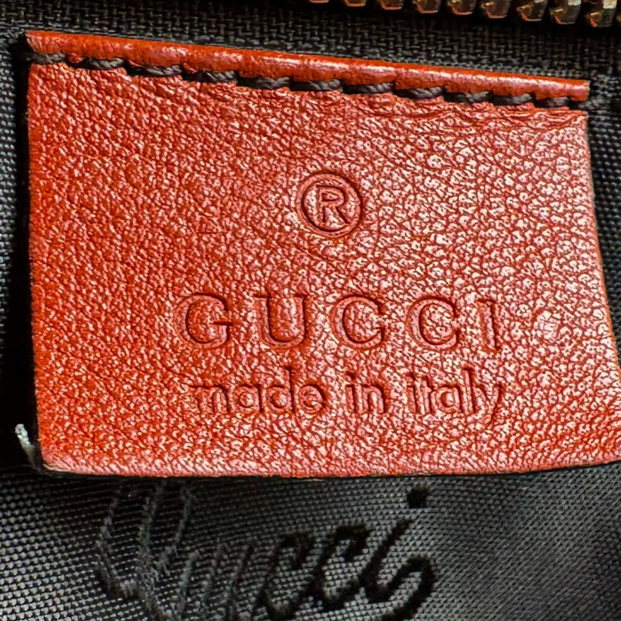 Gucci Orange Leather Handbag (Pre-Owned)