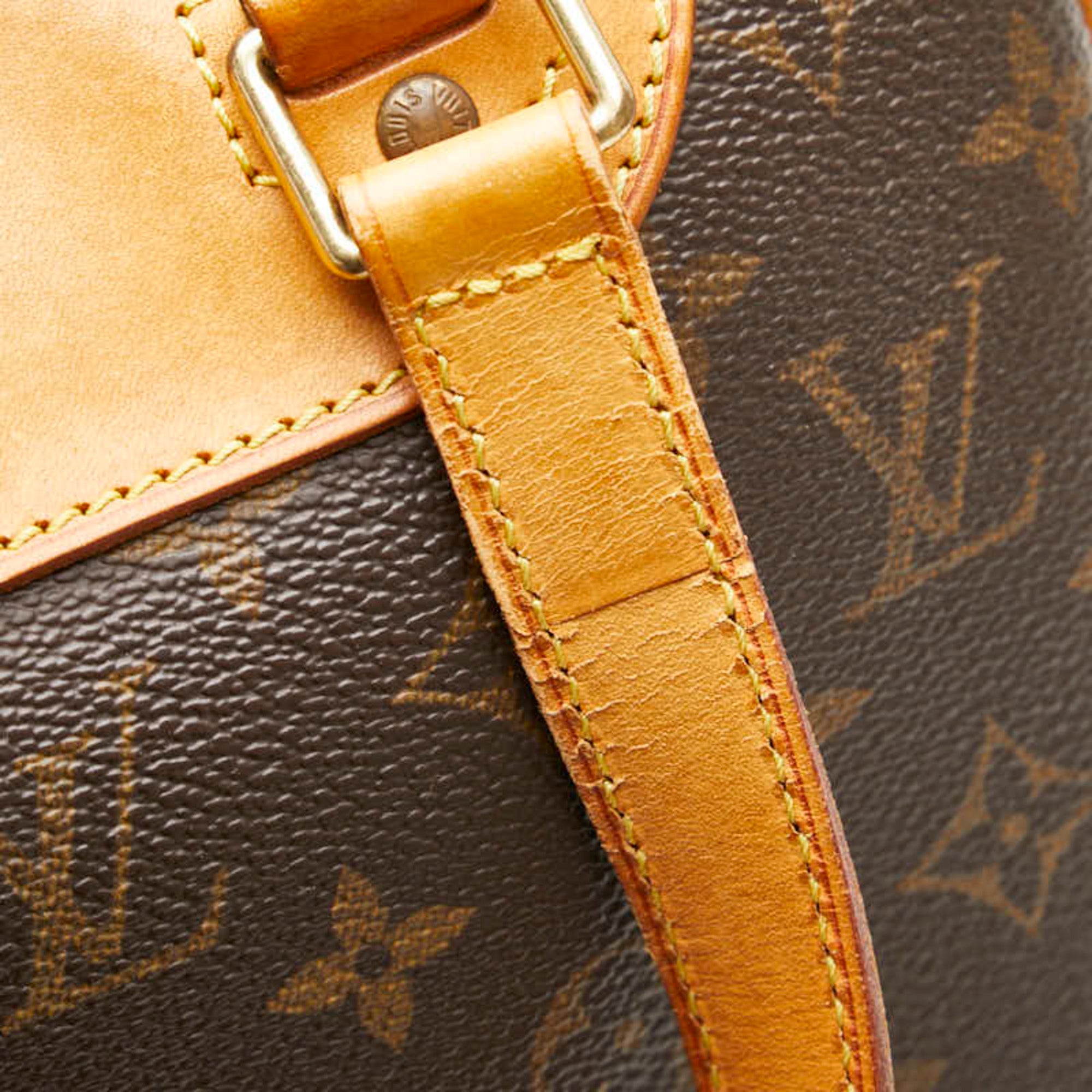Louis Vuitton Monogram Brown Pvc Leather Handbag (Pre-Owned)