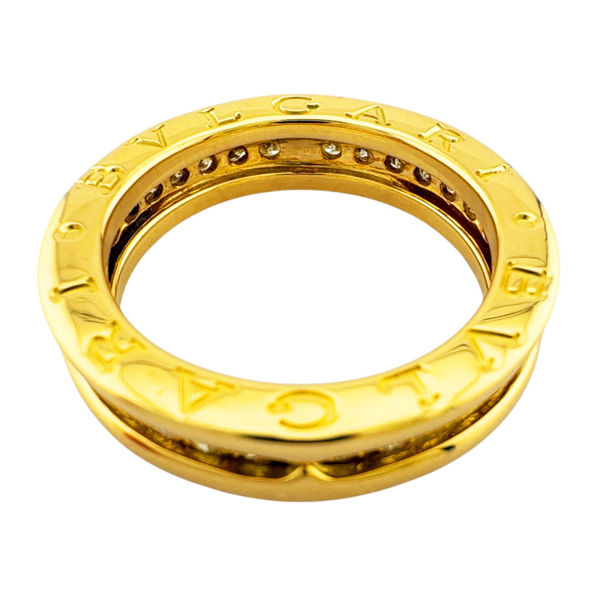 Bvlgari Gold Gold (18K) Band Ring (Pre-Owned)