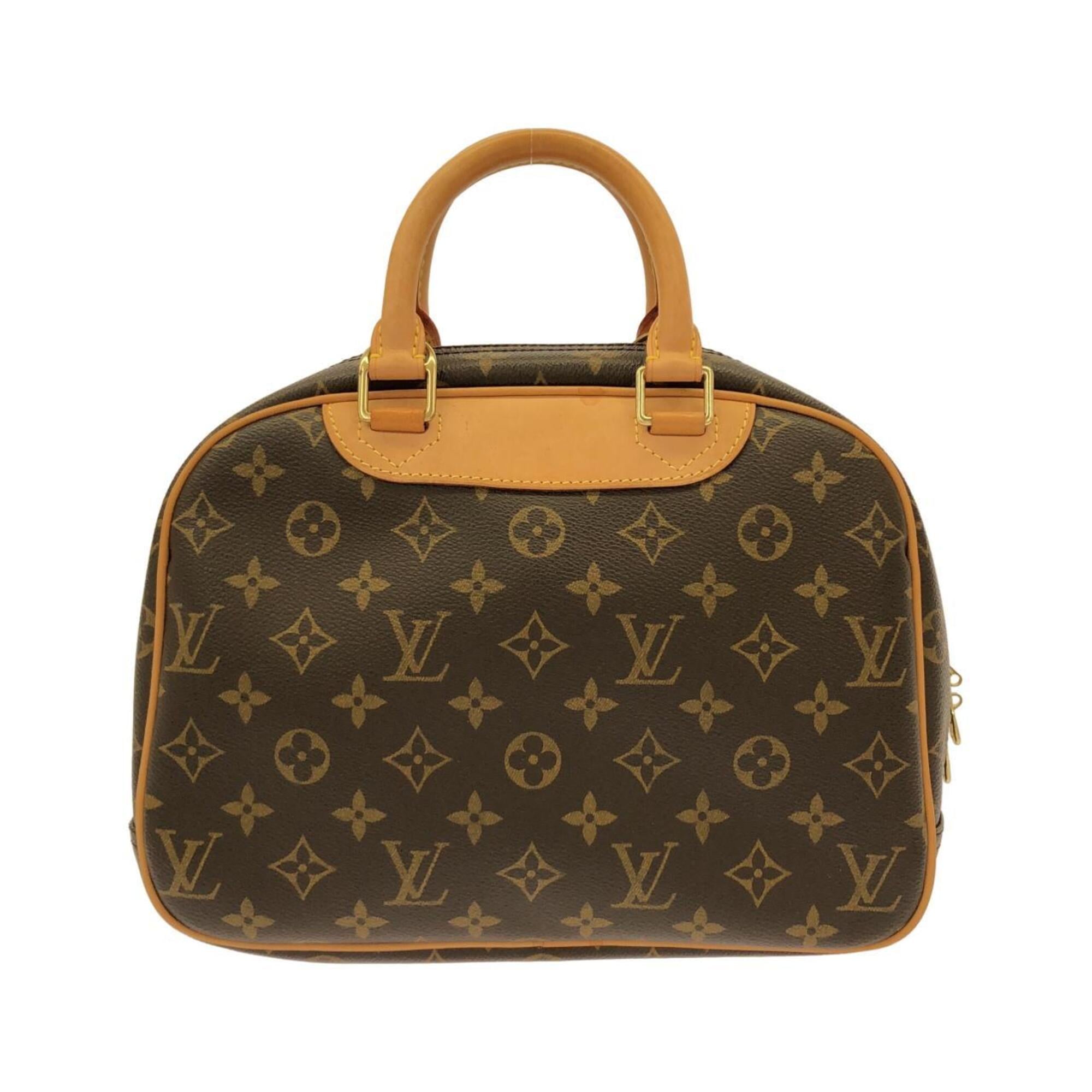 Louis Vuitton Monogram Marron Coated Canvas Handbag (Pre-Owned)