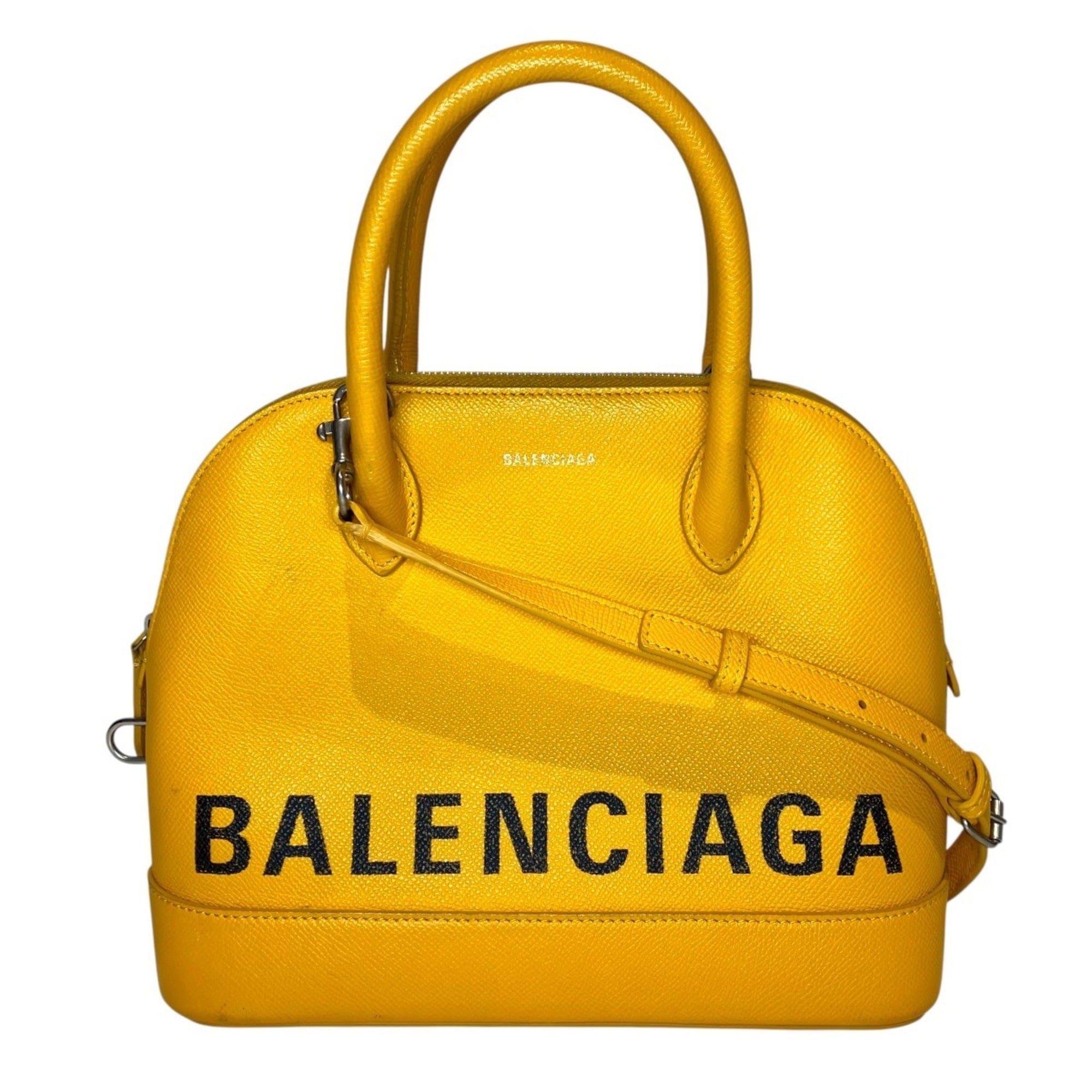 Balenciaga Yellow Leather Handbag (Pre-Owned)