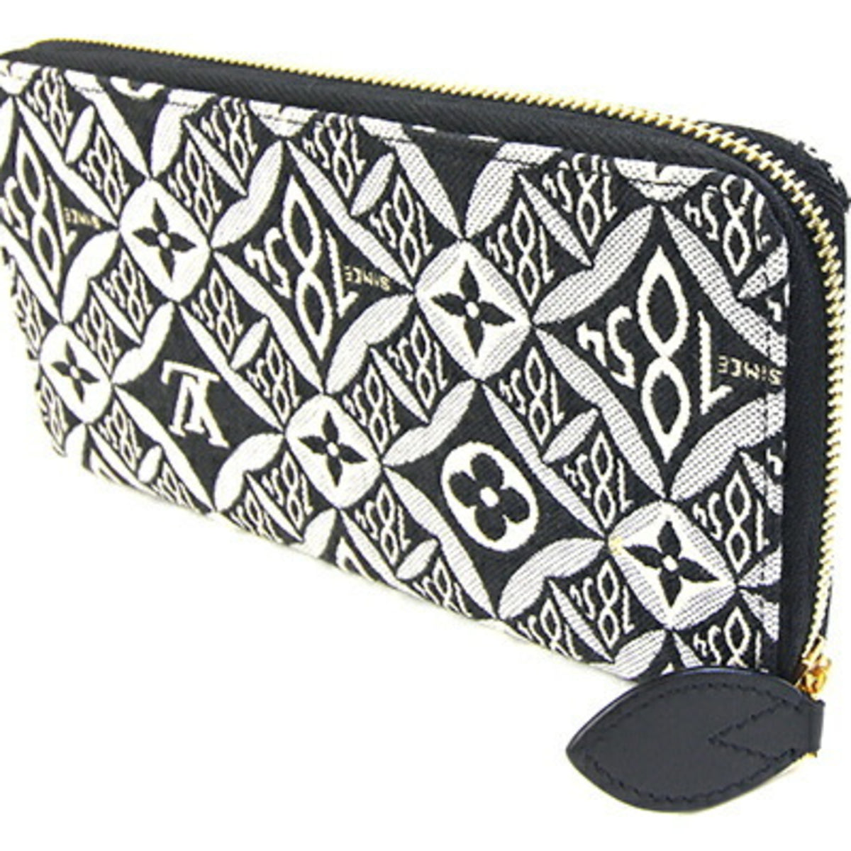 Louis Vuitton Gris Jacquard Chain/Shoulder Wallet (Pre-Owned)