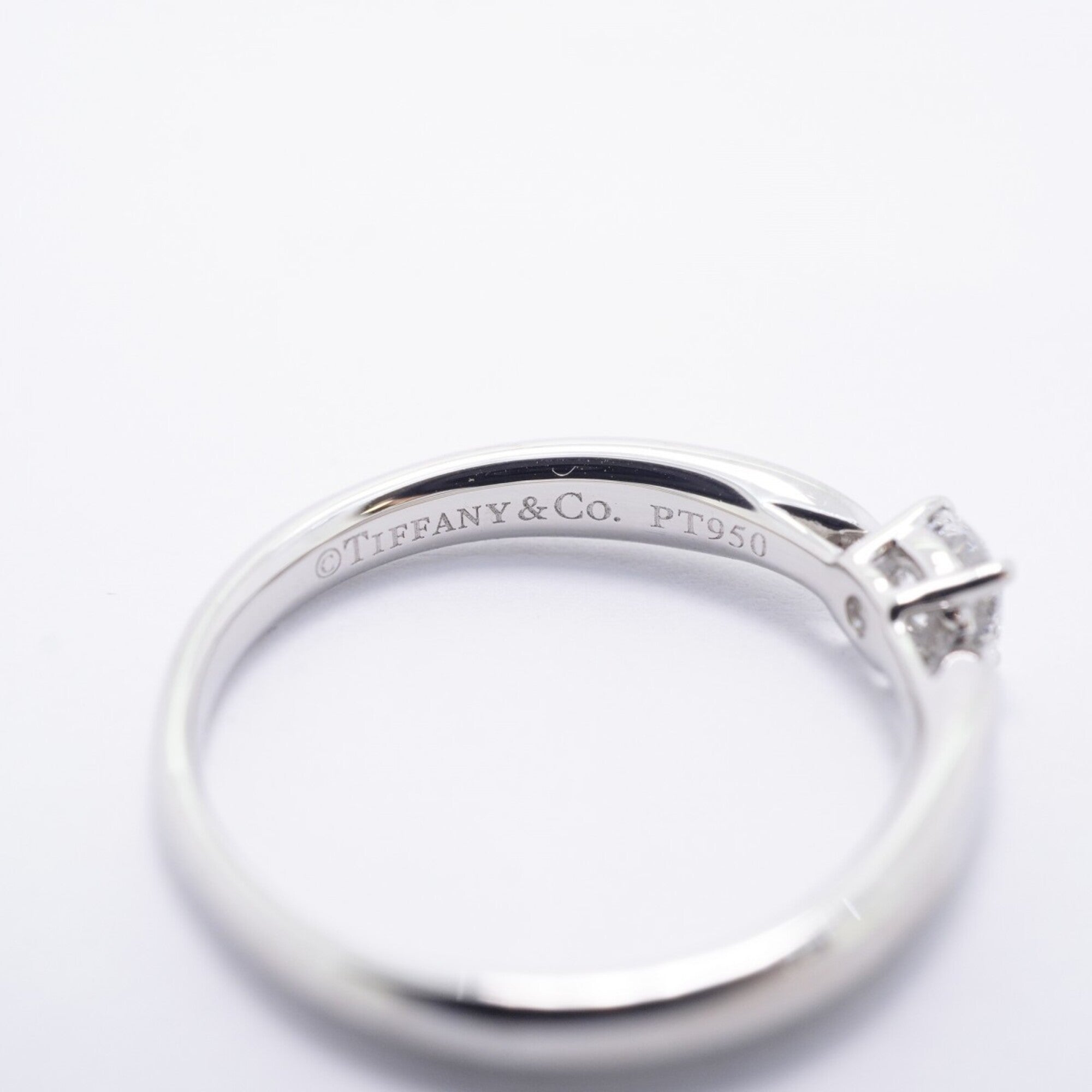 Tiffany Platinum 950 Band Ring (Pre-Owned)