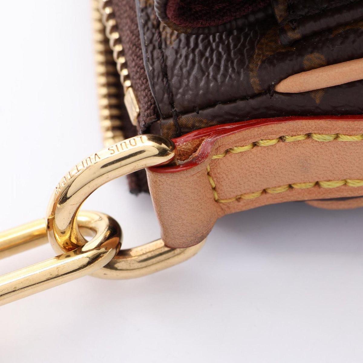 Louis Vuitton Brown Pvc Leather Handbag Shoulder Bag (Pre-Owned)