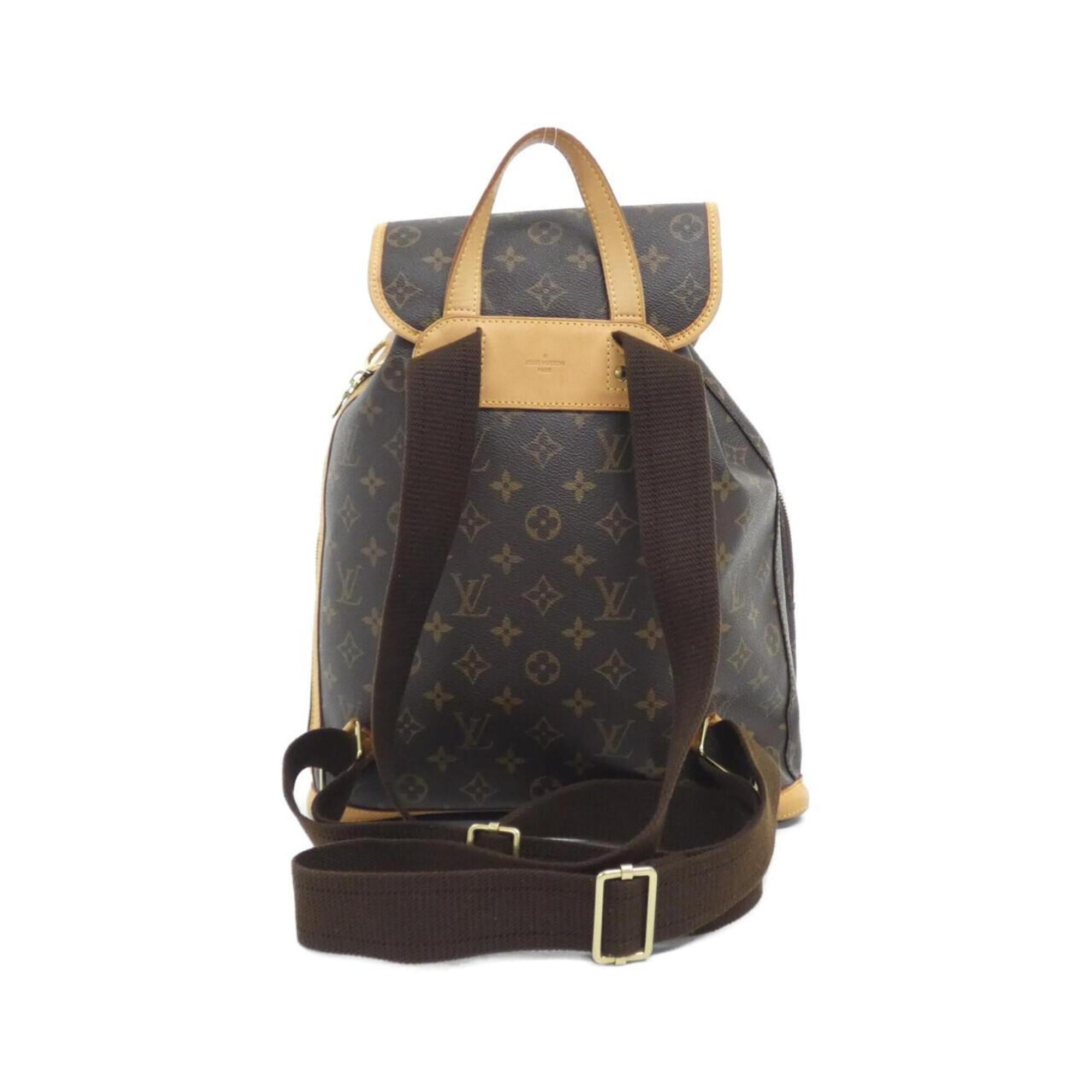 Louis Vuitton Marron Coated Canvas Backpack (Pre-Owned)