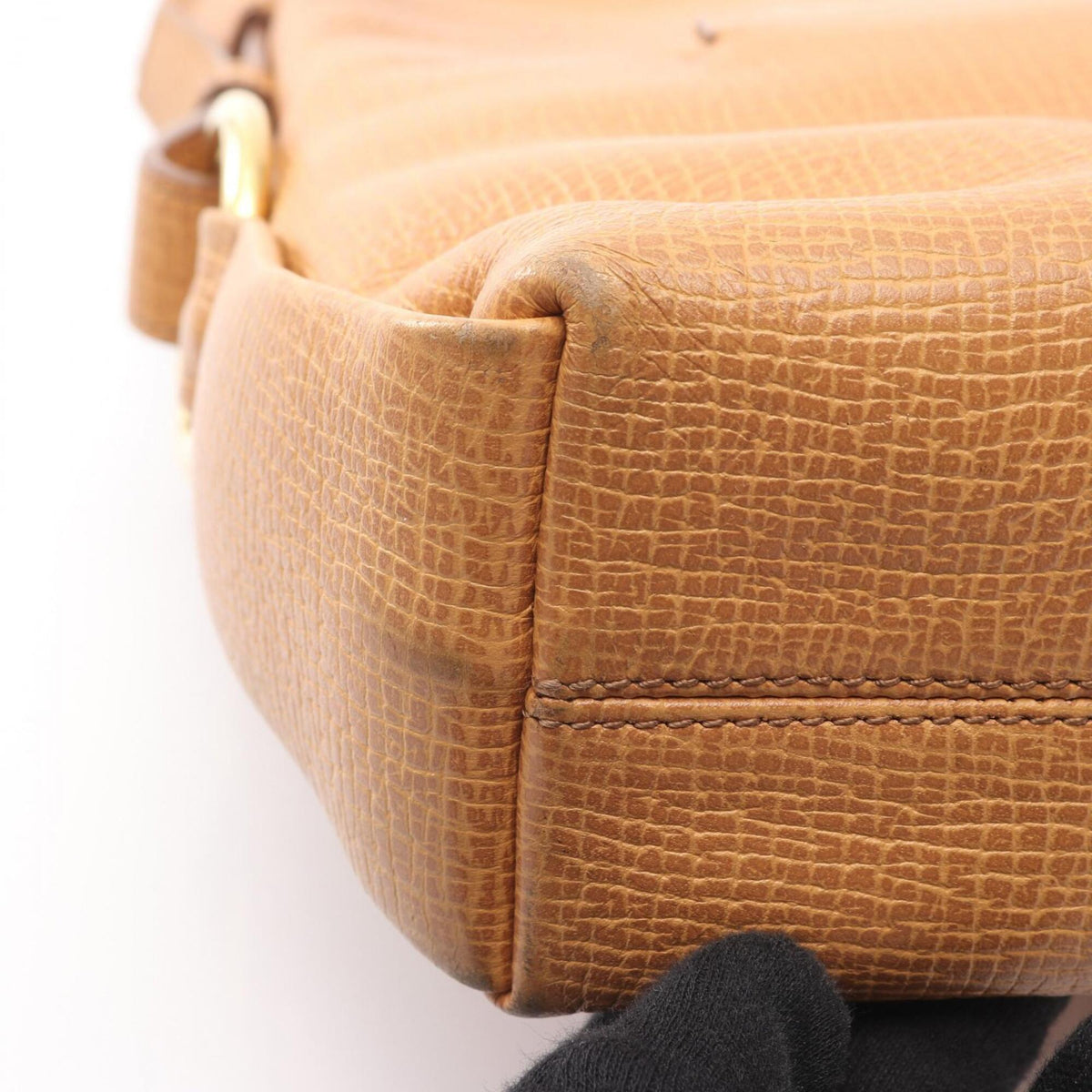 Loewe Beige Leather Handbag Shoulder Bag (Pre-Owned)