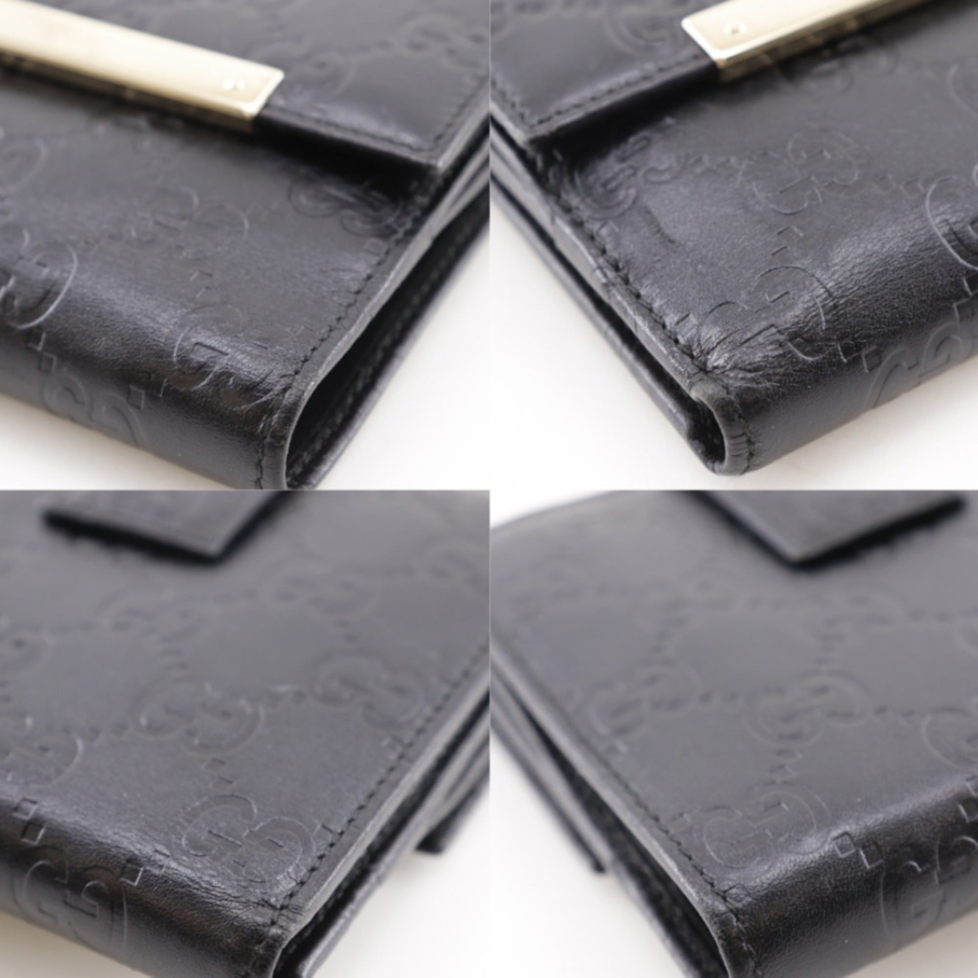 Gucci Black Leather Wallet (Bi-Fold) (Pre-Owned)