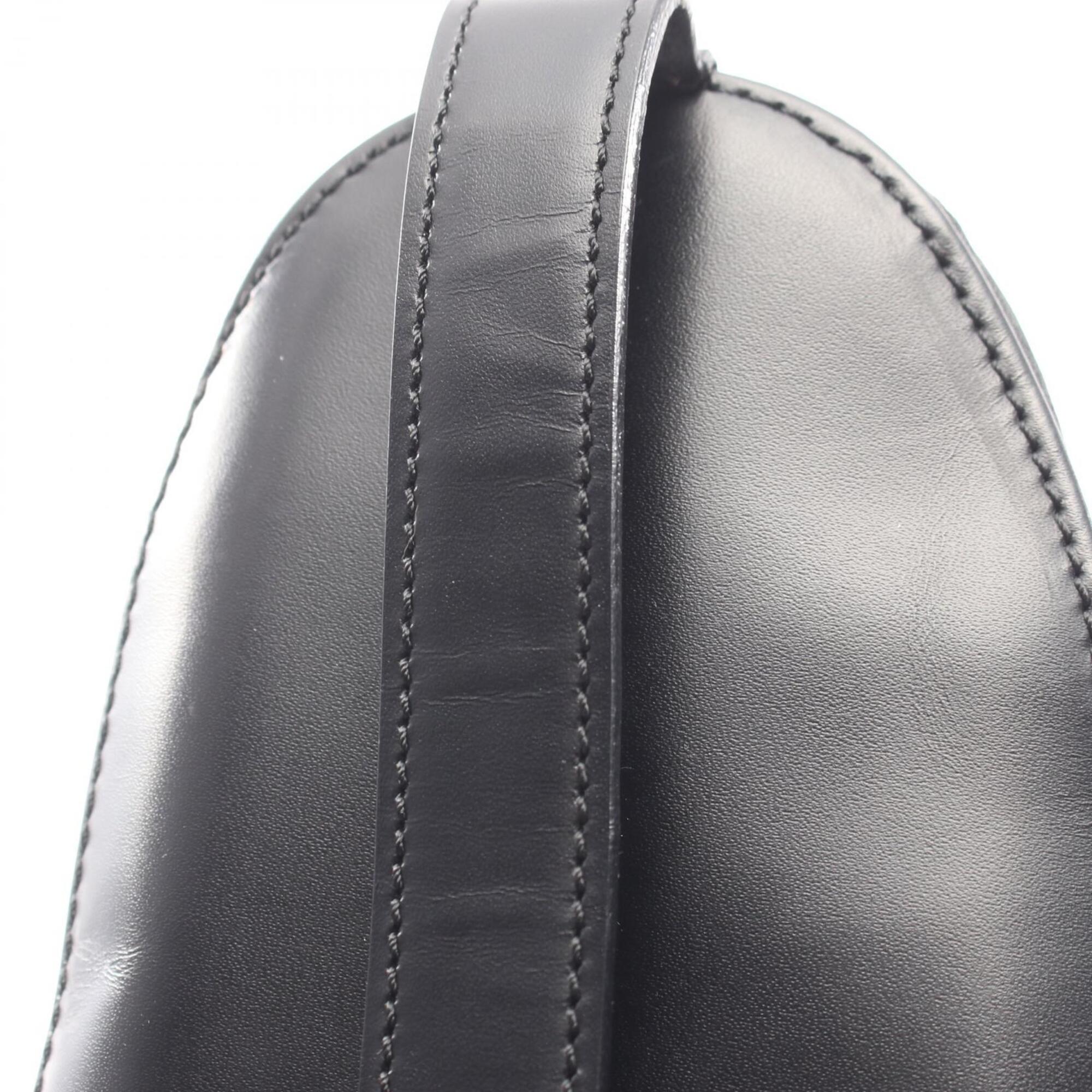 Loewe Black Green Canvas Leather Clutch Bag Handbag (Pre-Owned)